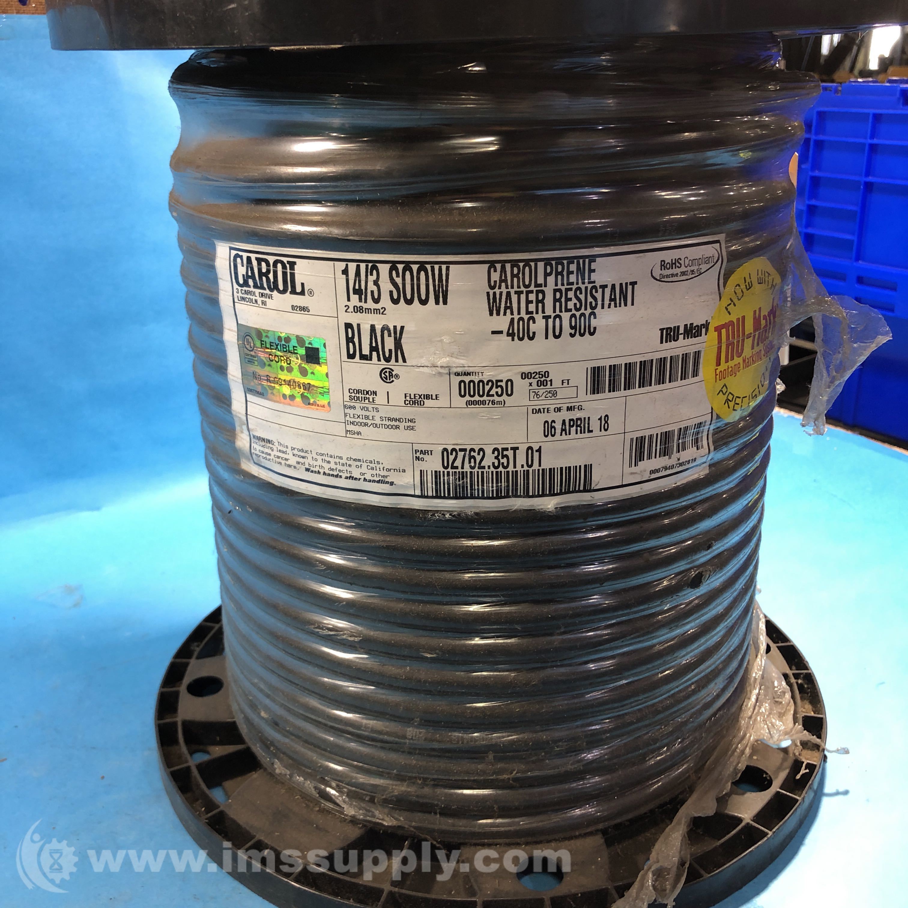 Carol Cable 02762.35T.01 General Cable IMS Supply