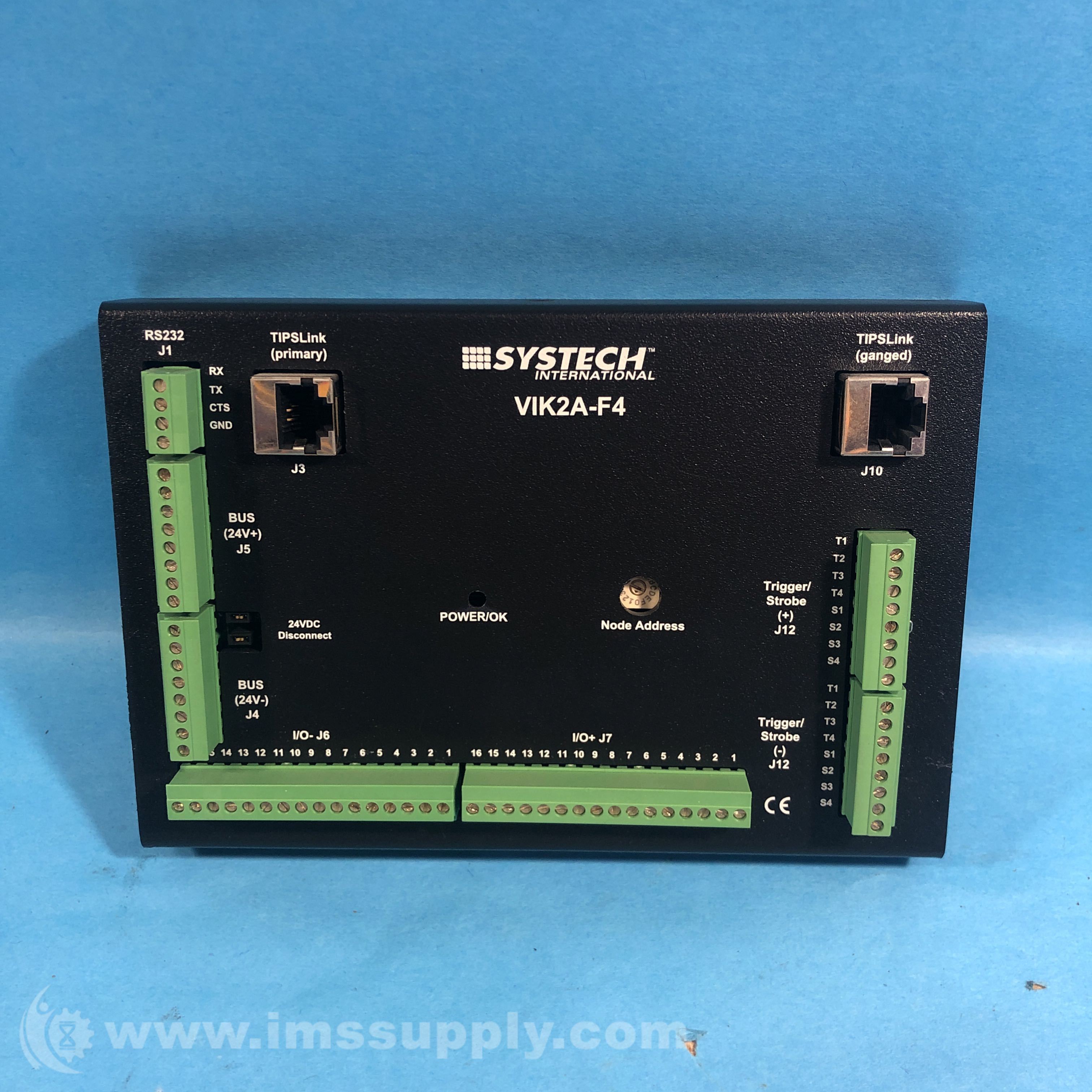Systech International VIK2A-F4 Camera Vision Interface Controller - IMS ...