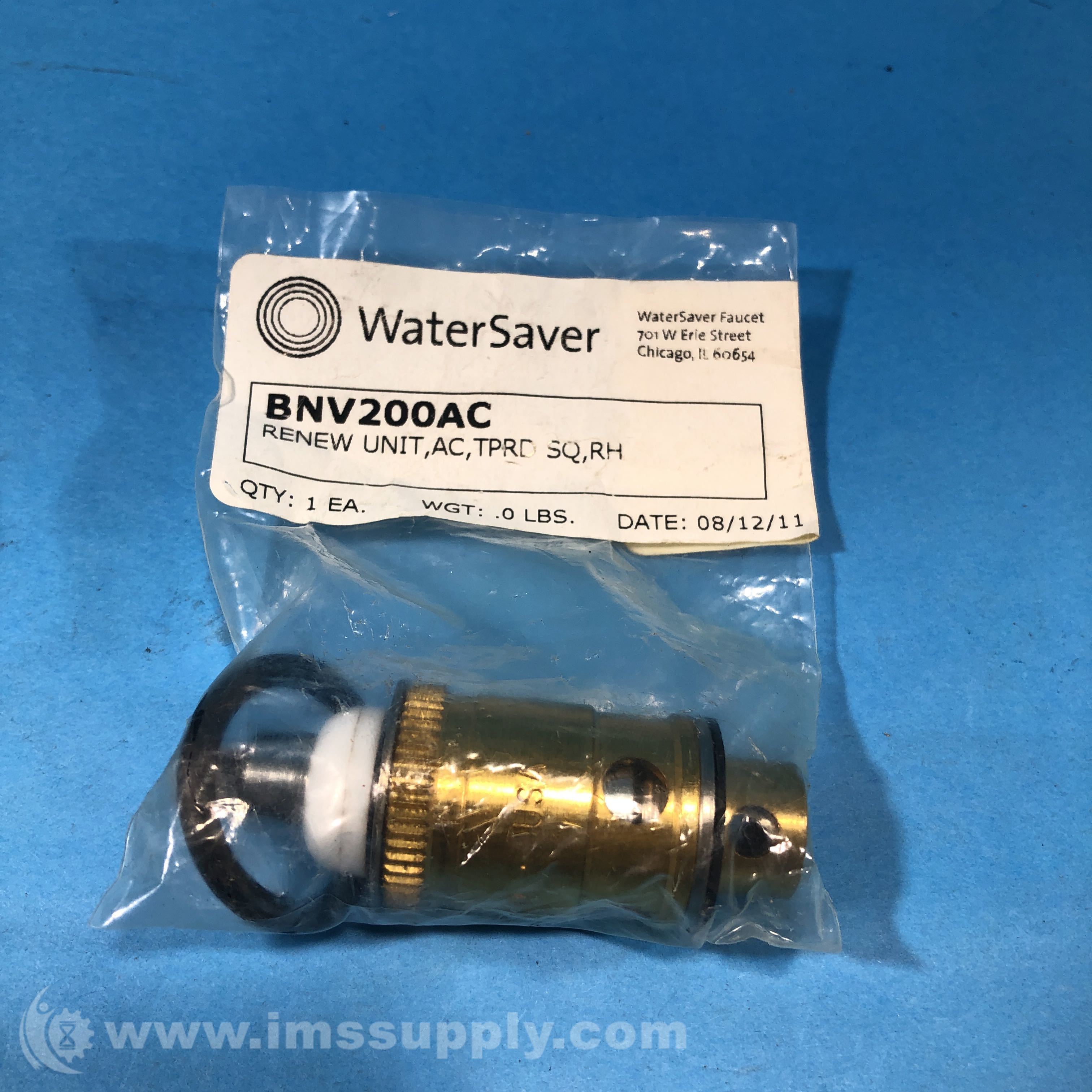 WaterSaver Faucet Co BNV200AC Renewable Unit - IMS Supply
