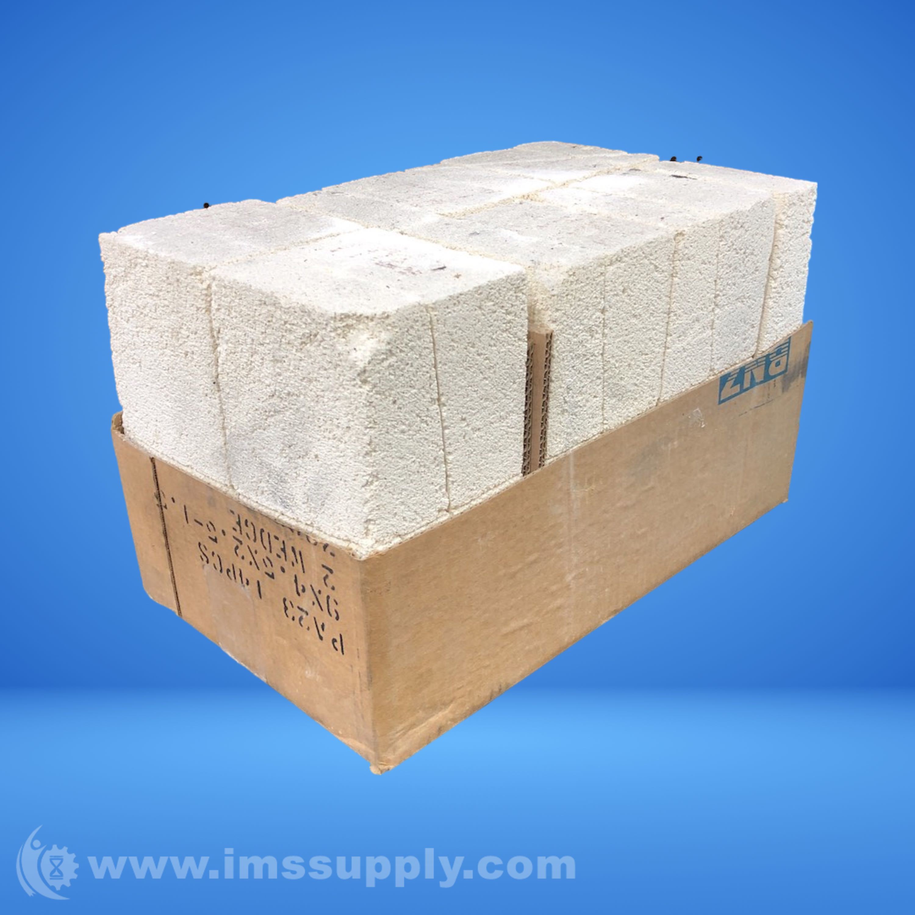 BNZ Materials PA23 9X4.5X2.5-1.5 2 WEDGE Box of 14 Fire Bricks - IMS Supply