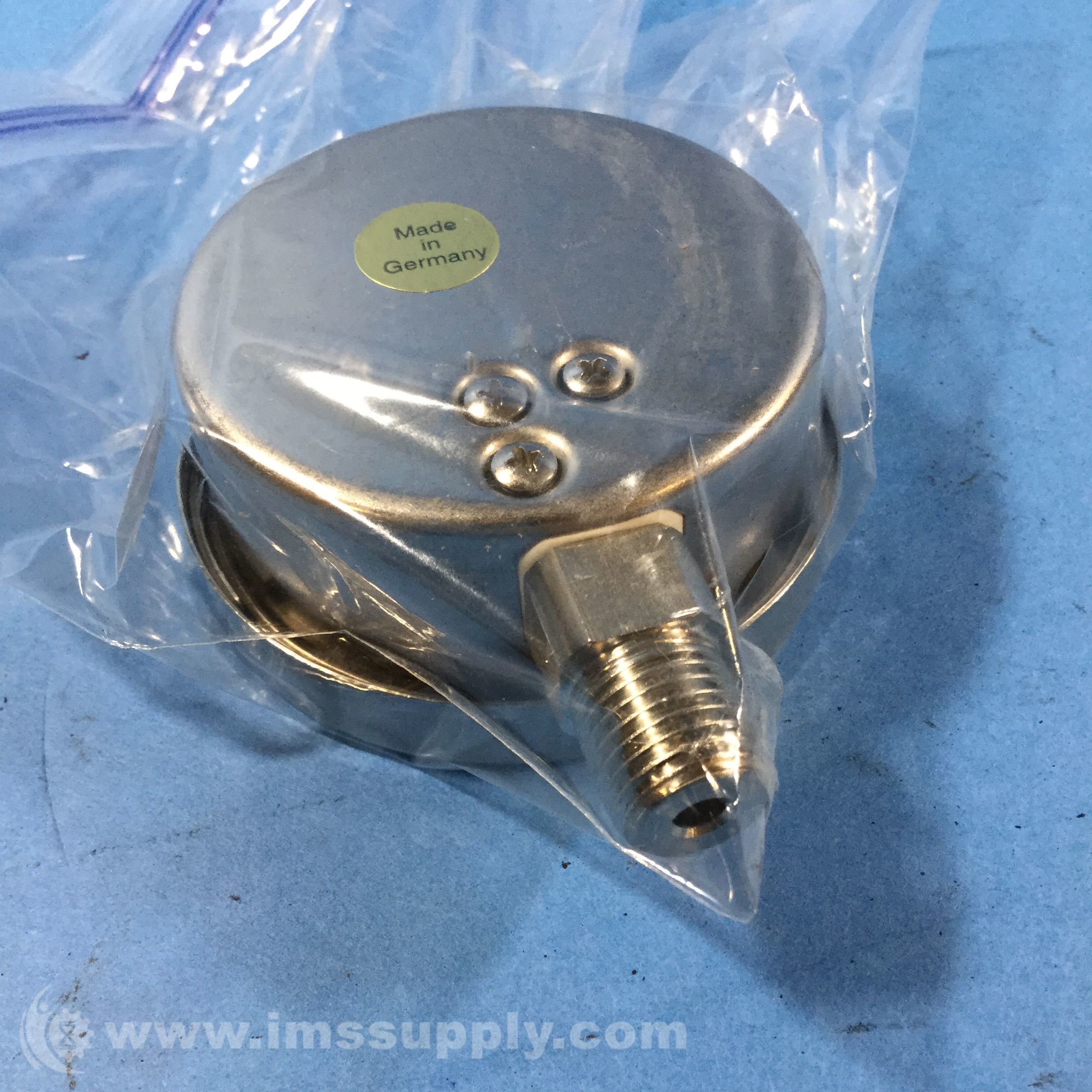 Mcdaniel Controls KB Model K Gauge, 21/2 SS, 030psi, 1/4 NPT IMS Supply