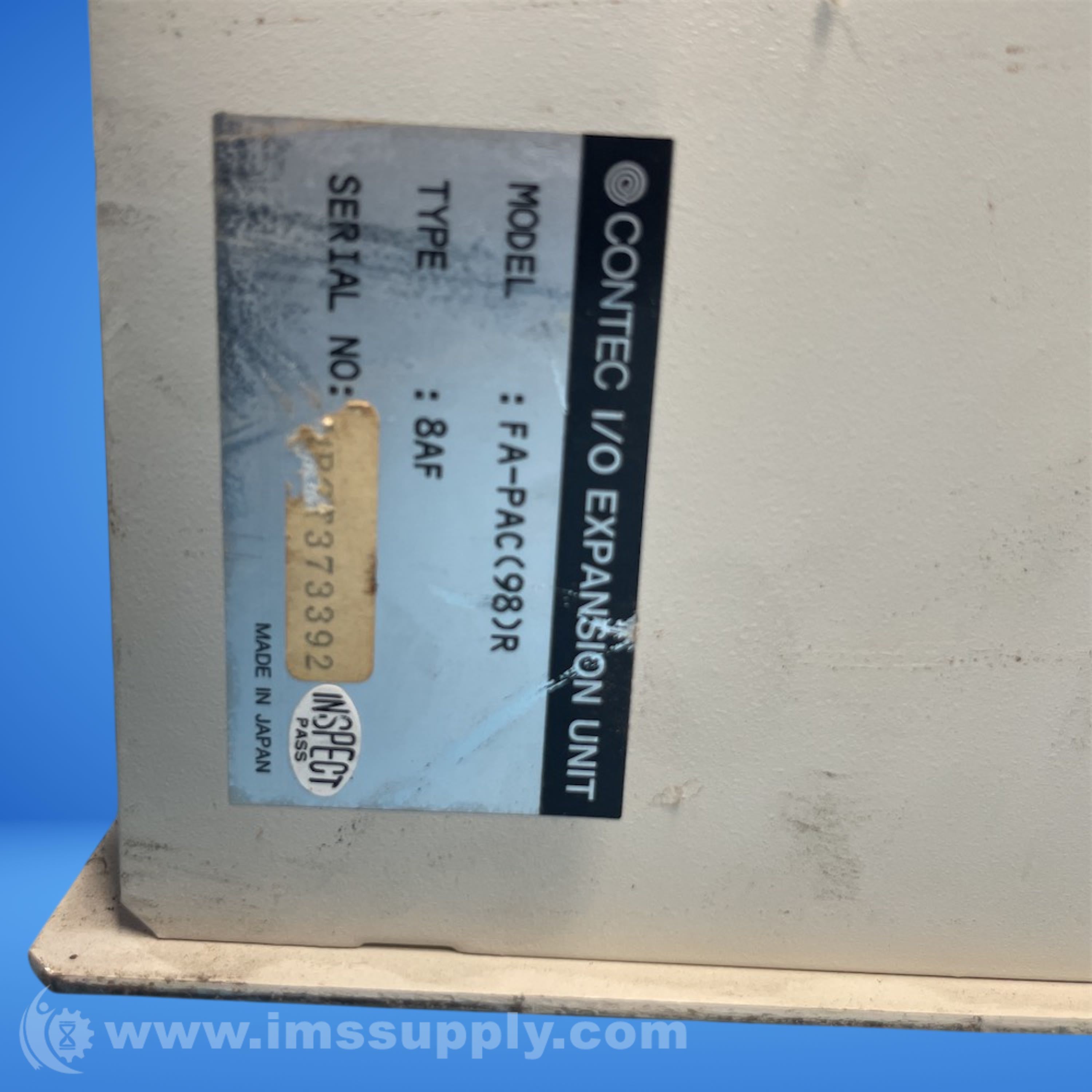 Contec FA-PAC(98)R I/O Expansion Unit - IMS Supply