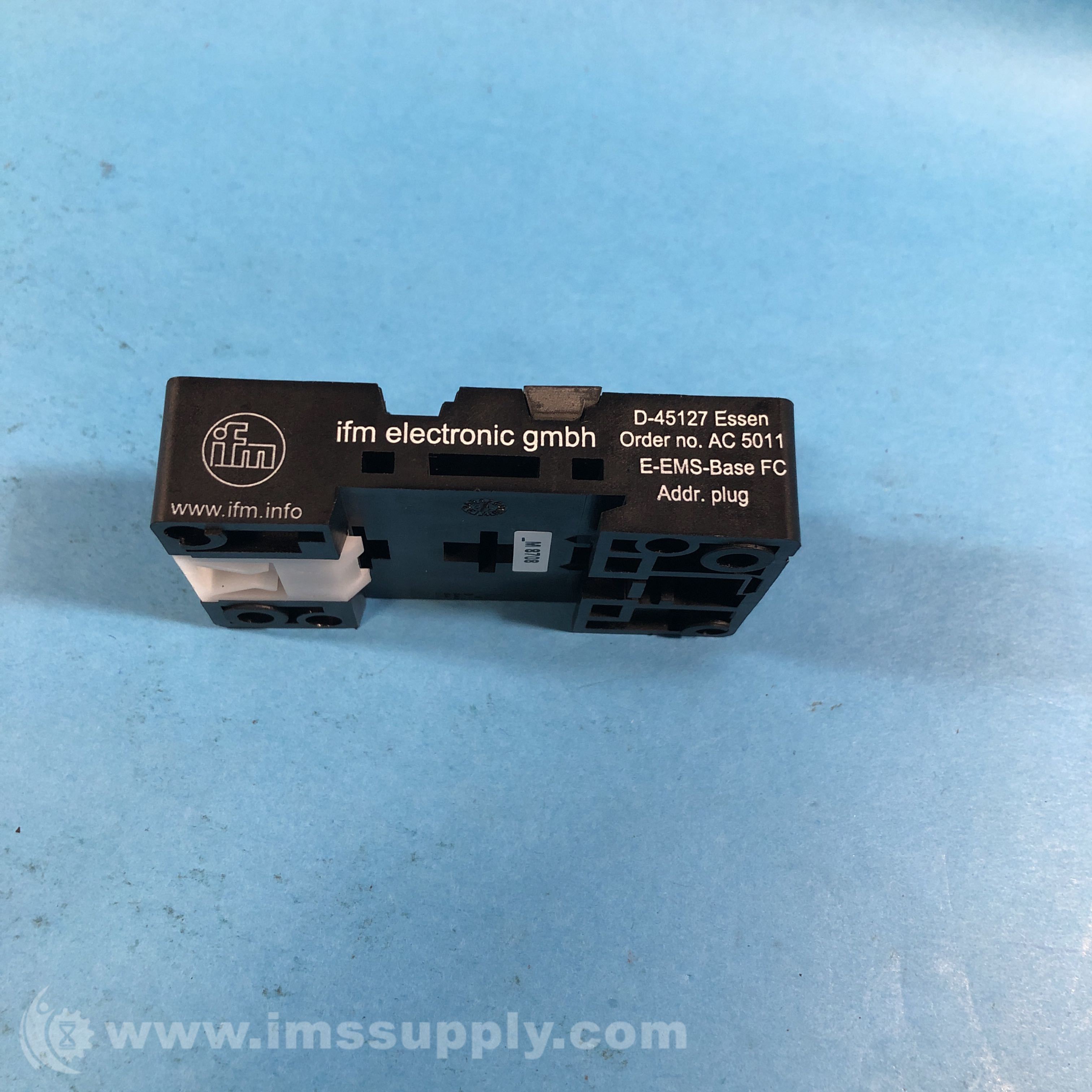 Ifm AC5011 EEMS-Base FC Addressing Socket - IMS Supply