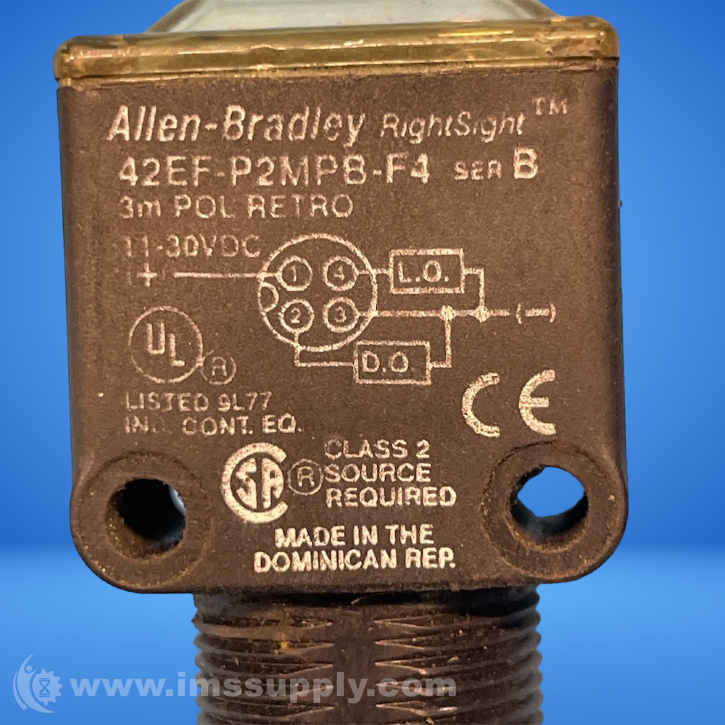Allen Bradley 42EF-P2MPB-F4 Photoelectric Sensor - IMS Supply