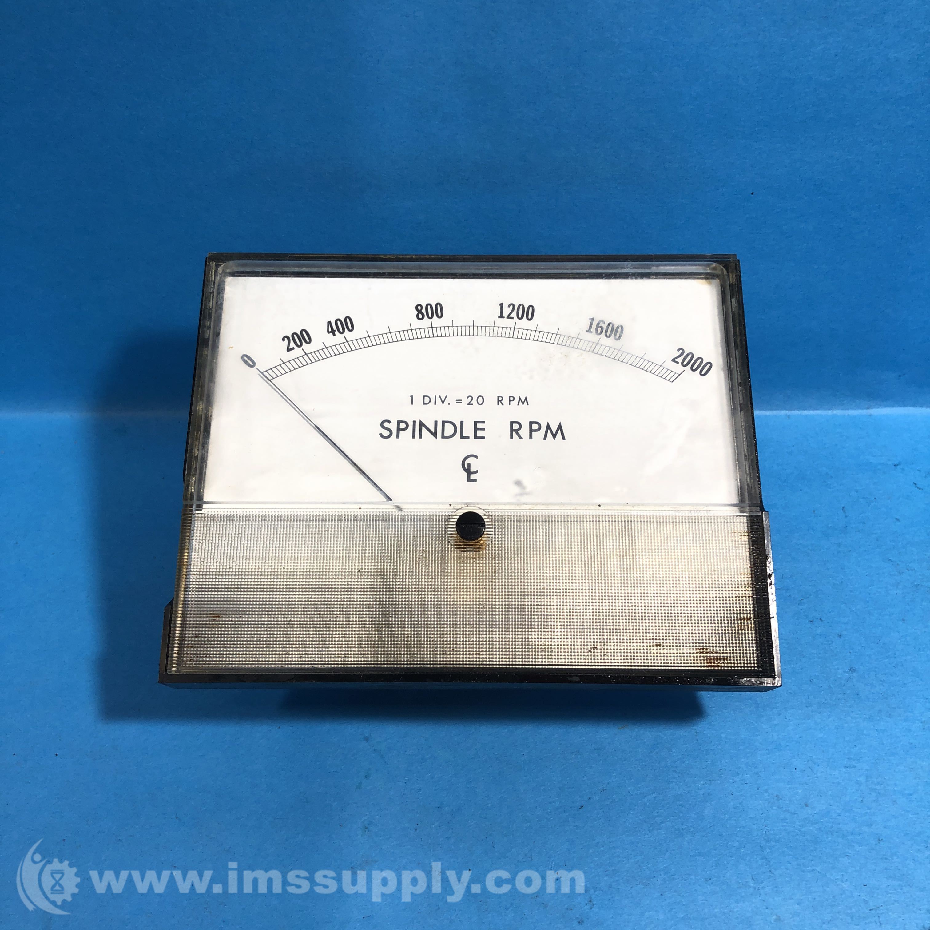 Pioneer 871820 RPM Panel Meter, 0-2000 RPM - IMS Supply