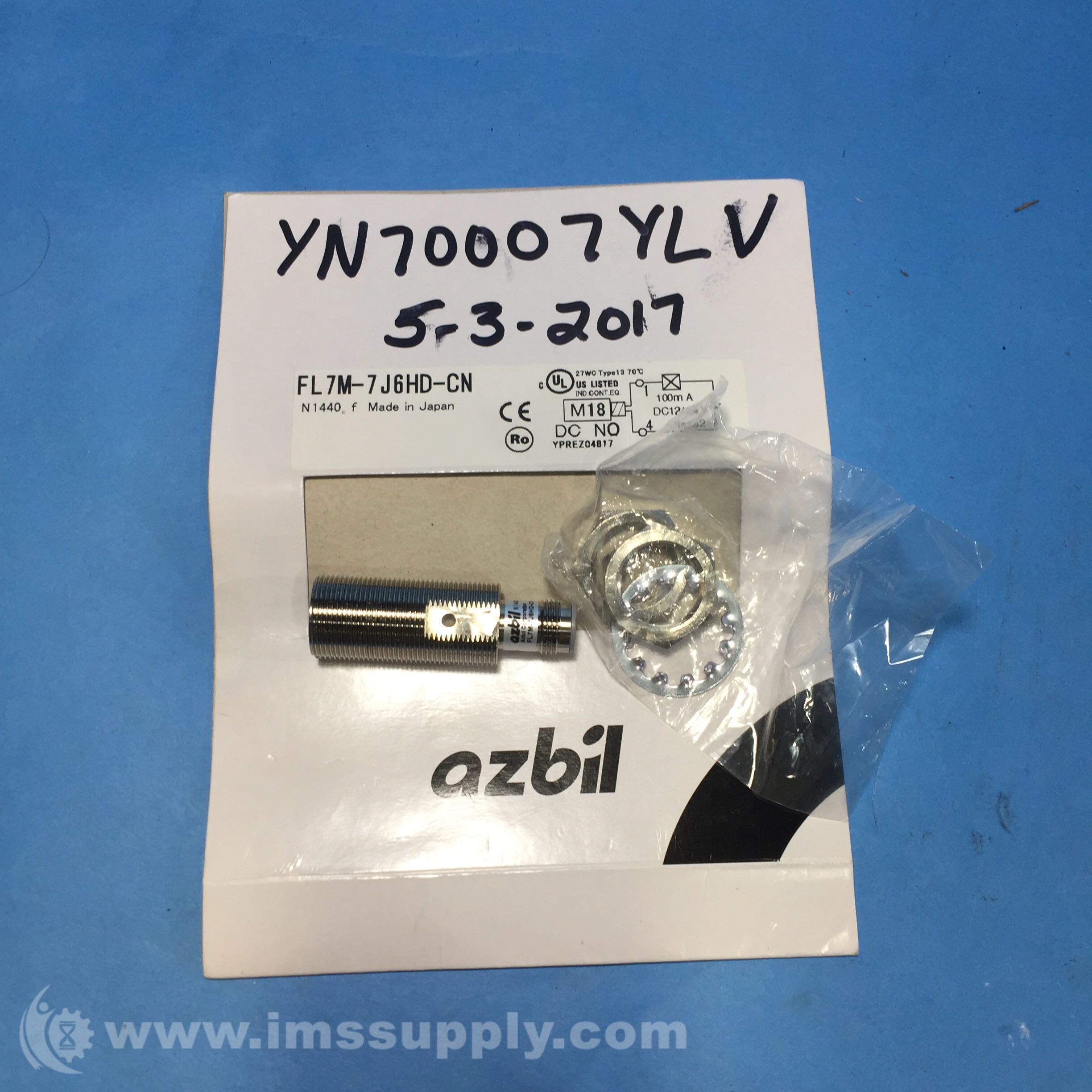 Capteur De Proximité (switch) FL7M-7J6HD-CN03 - Avec Câble Et Connecteur