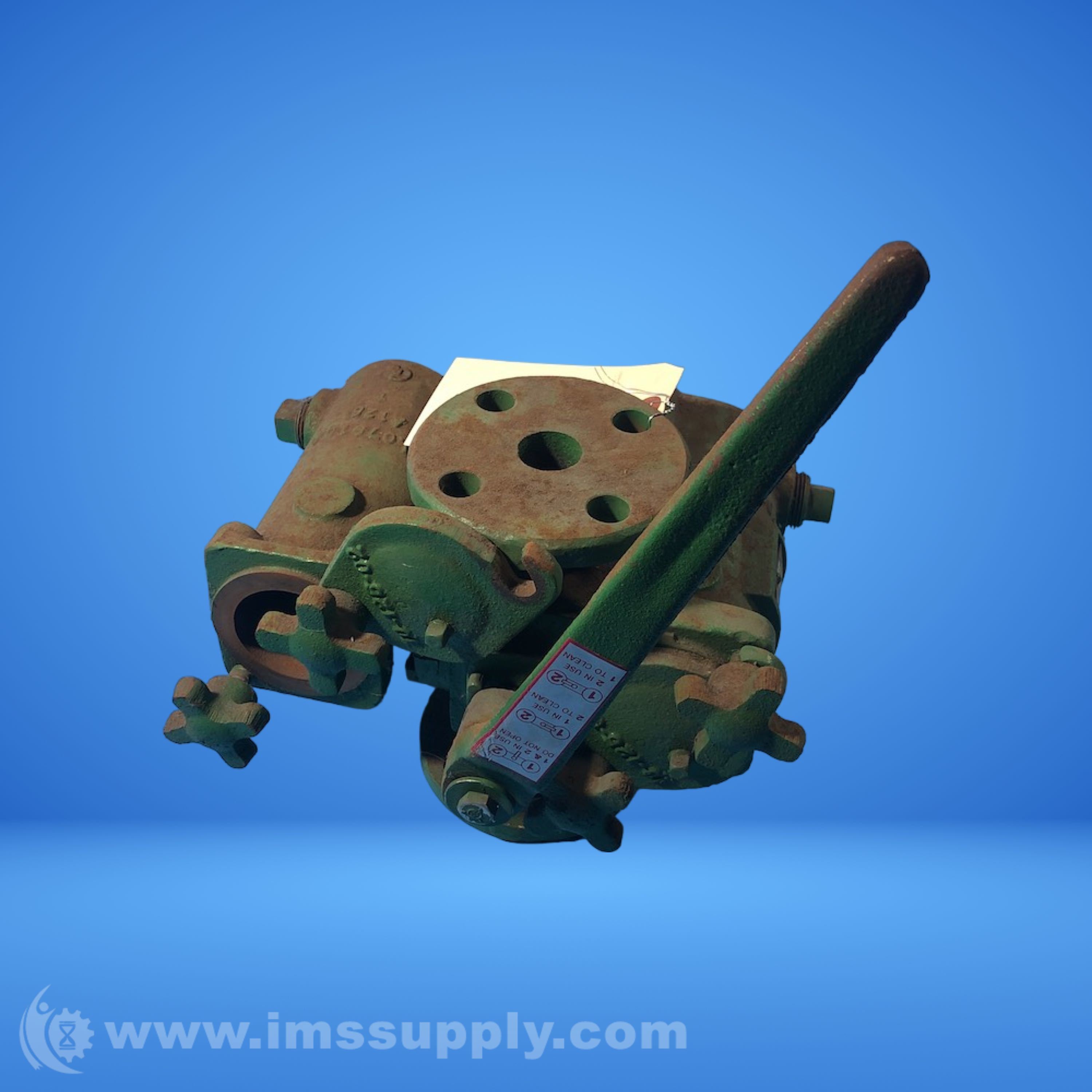 Mueller 791FAH BallPlex Cast Iron Flanged End Duplex Strainer IMS