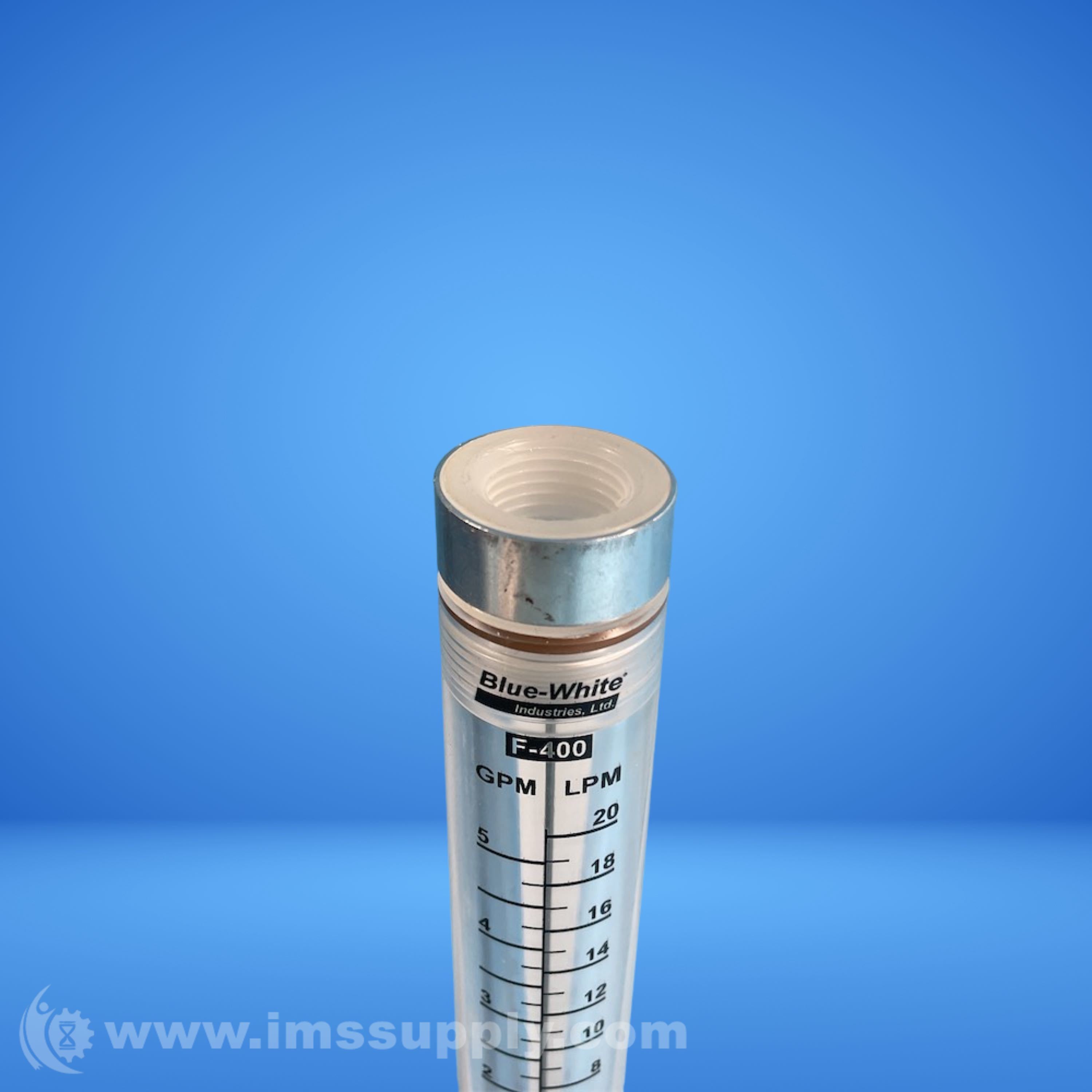 Blue White Industries F-400 Inline Rotometer - IMS Supply