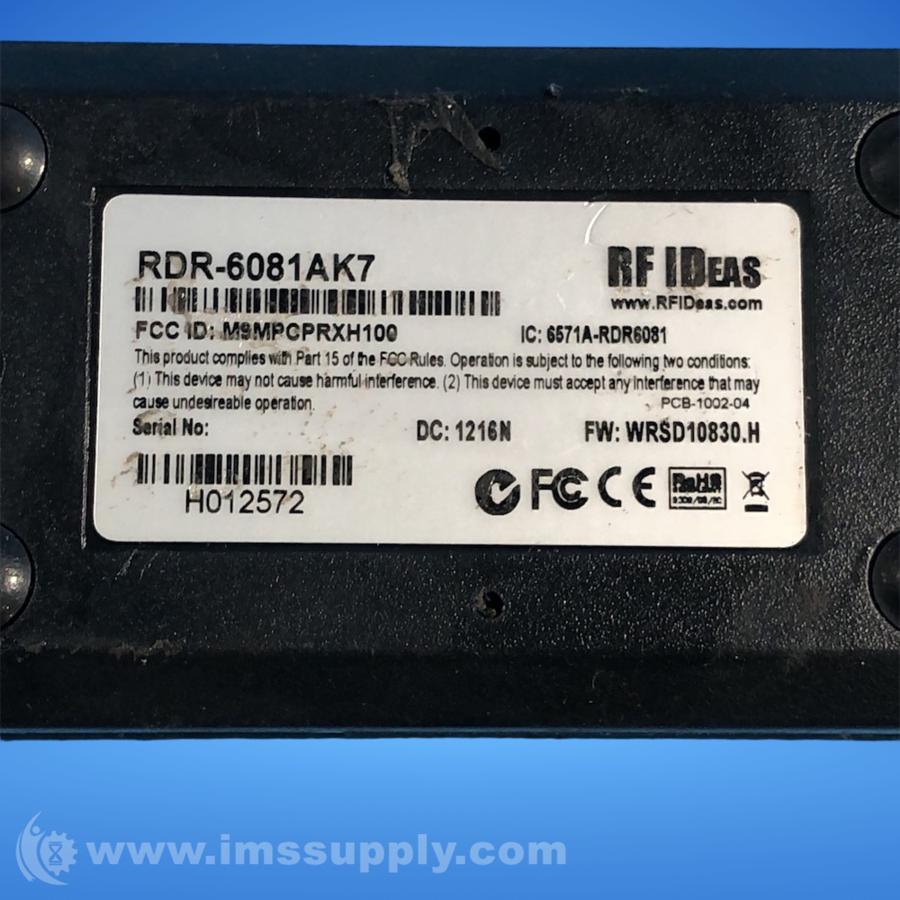 RF IDeas RDR-6081AK7 ID Reader - IMS Supply