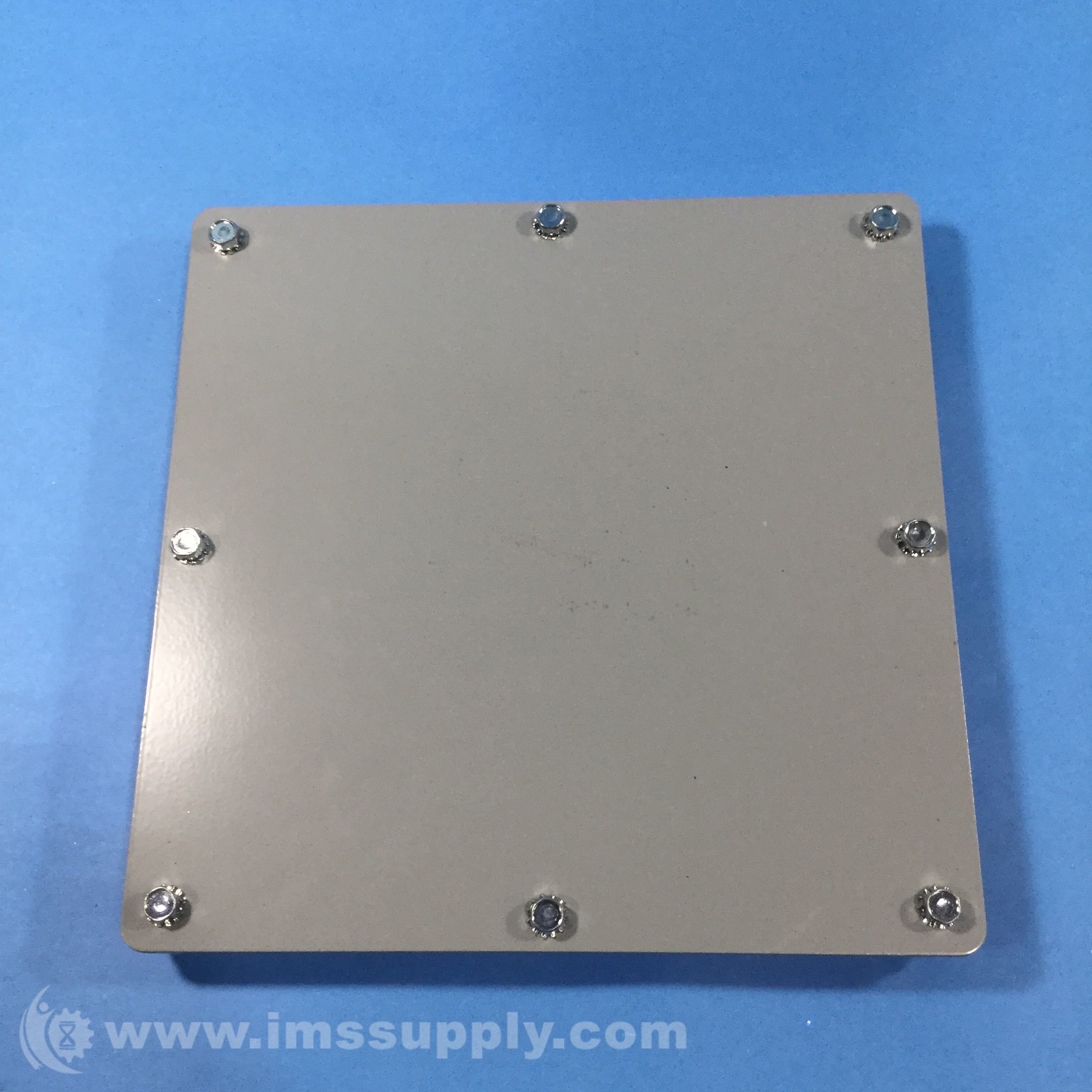Hoffman F88LP Closure Plate, Steel, Gray, 9.62 in L x 9.62 in W - IMS ...