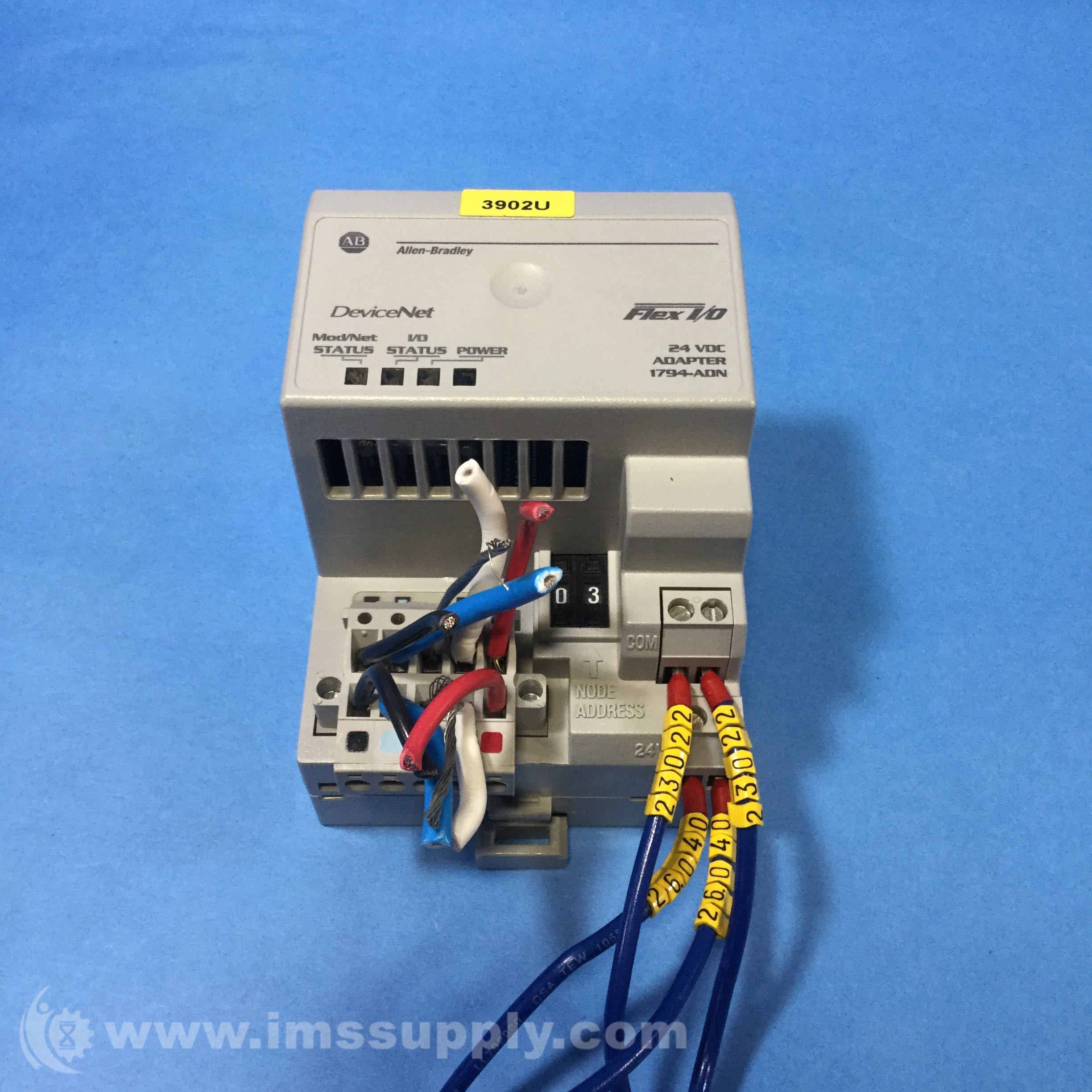 Allen Bradley 1794ADN 24VDC Flex I/O Adapter IMS Supply