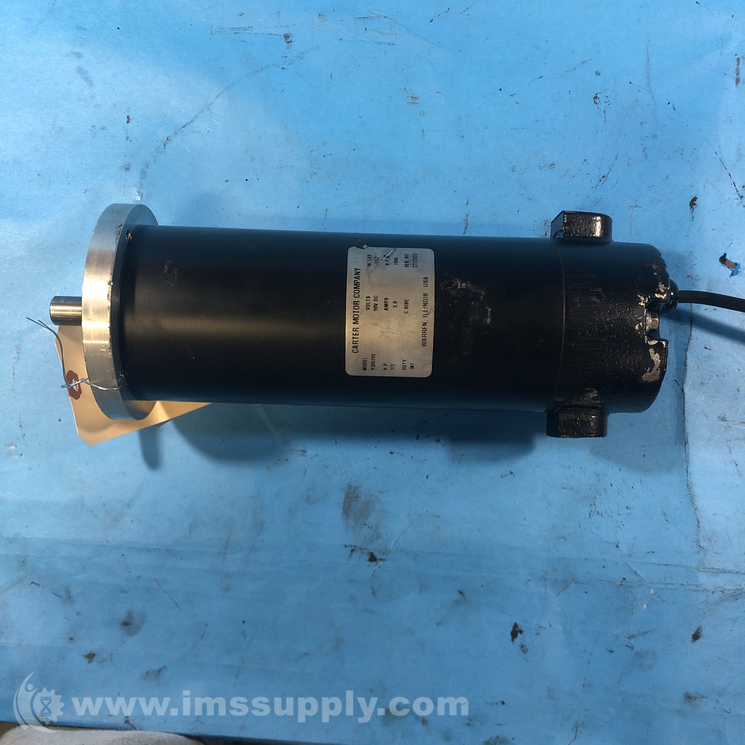 Carter Motor Company Y325193 DC Motor IMS Supply