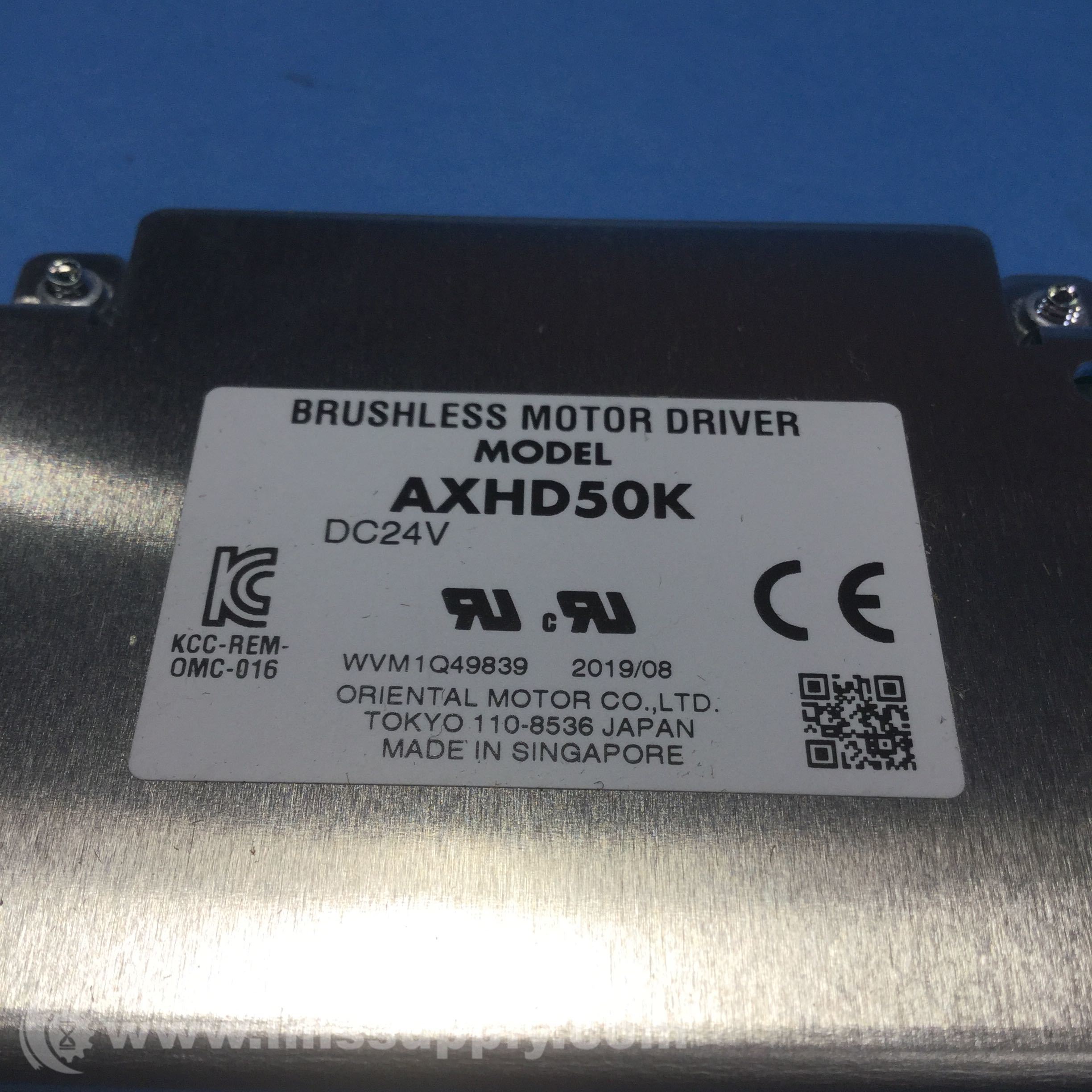 Oriental Motor AXH450KC-20 Brushless Speed Control System - IMS Supply