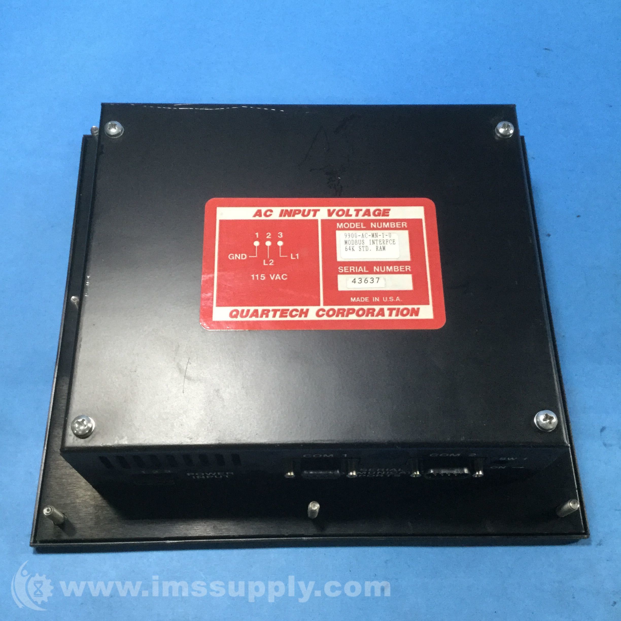 Quartech Corporation 9900-AC-MN-1-0 Modbus Interface, 64K - IMS Supply
