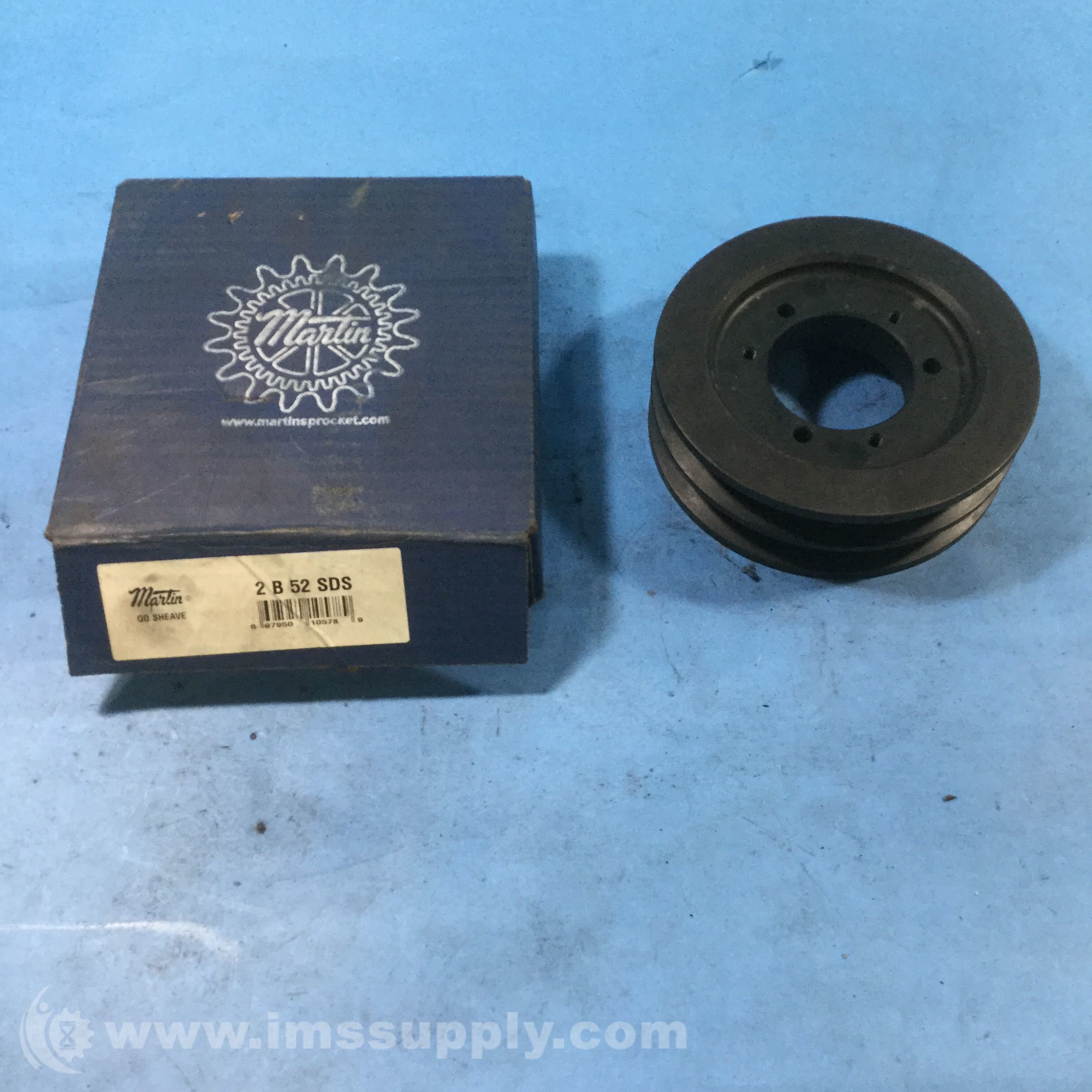 Martin 2B52SDS Bushing Bore VBelt Pulley IMS Supply