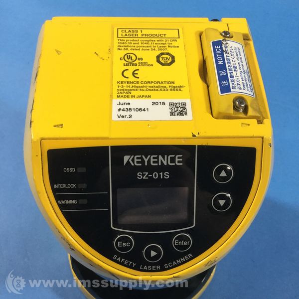 ★動作保証★ KEYENCE SZ-01S (2014年製) セーフティレーザスキャナ 本体