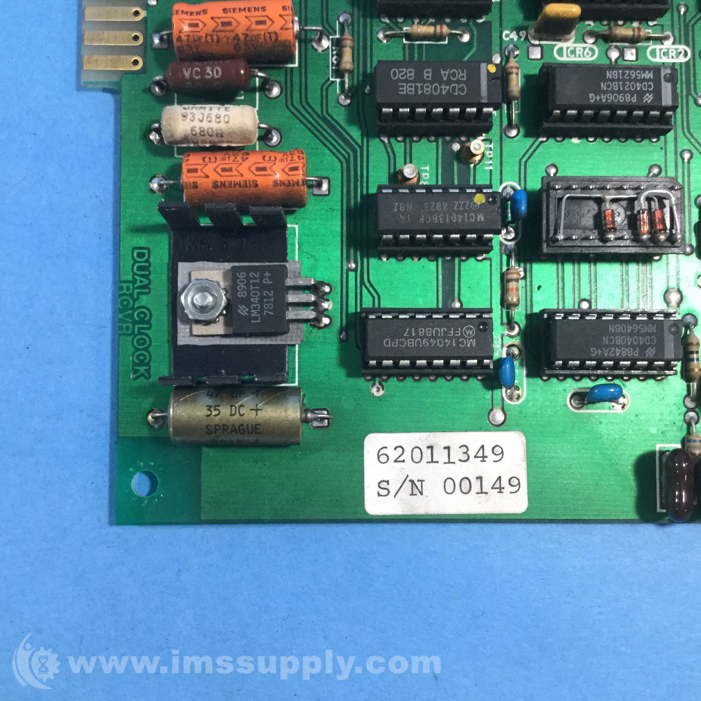 Rapistan DF62011349 PC Board, Receiver, Dual Clock, Rapistan - IMS Supply