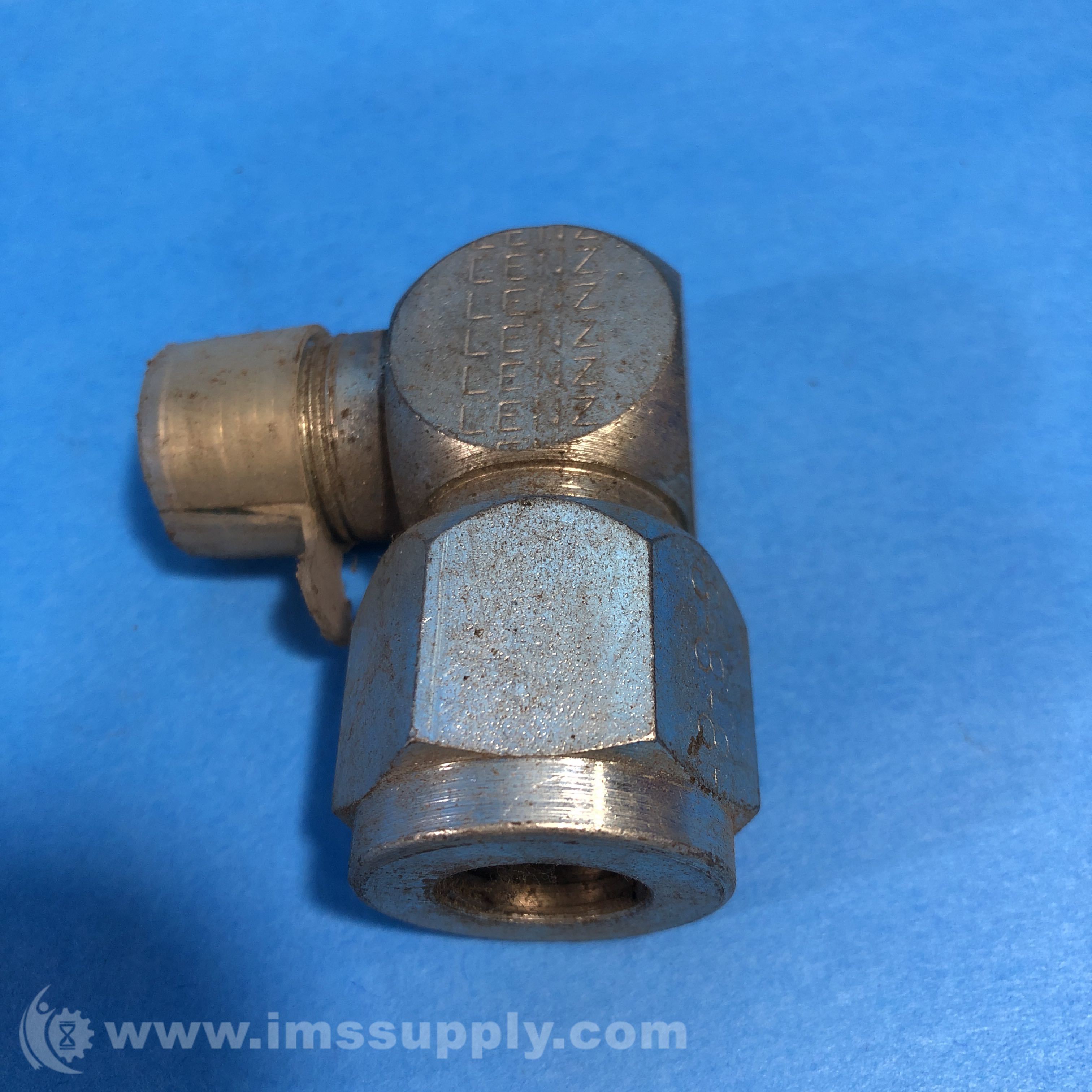 Lenz 90 Degree Threaded Male to Hex Female Elbow Fitting IMS Supply