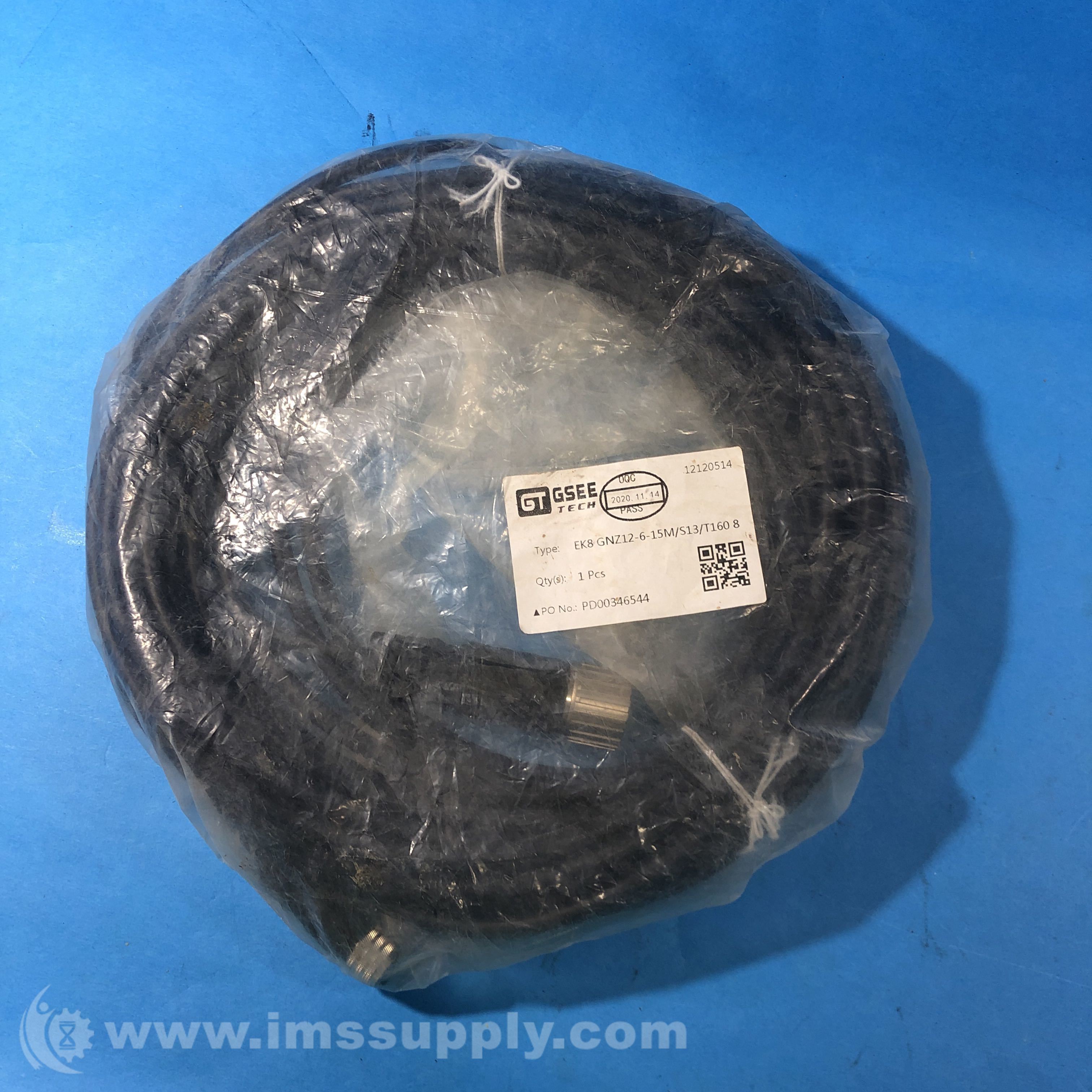 GSEE-TECH EK8 GNZ12-6-15M/S13/T160 8 Double Ended Cordset - IMS Supply