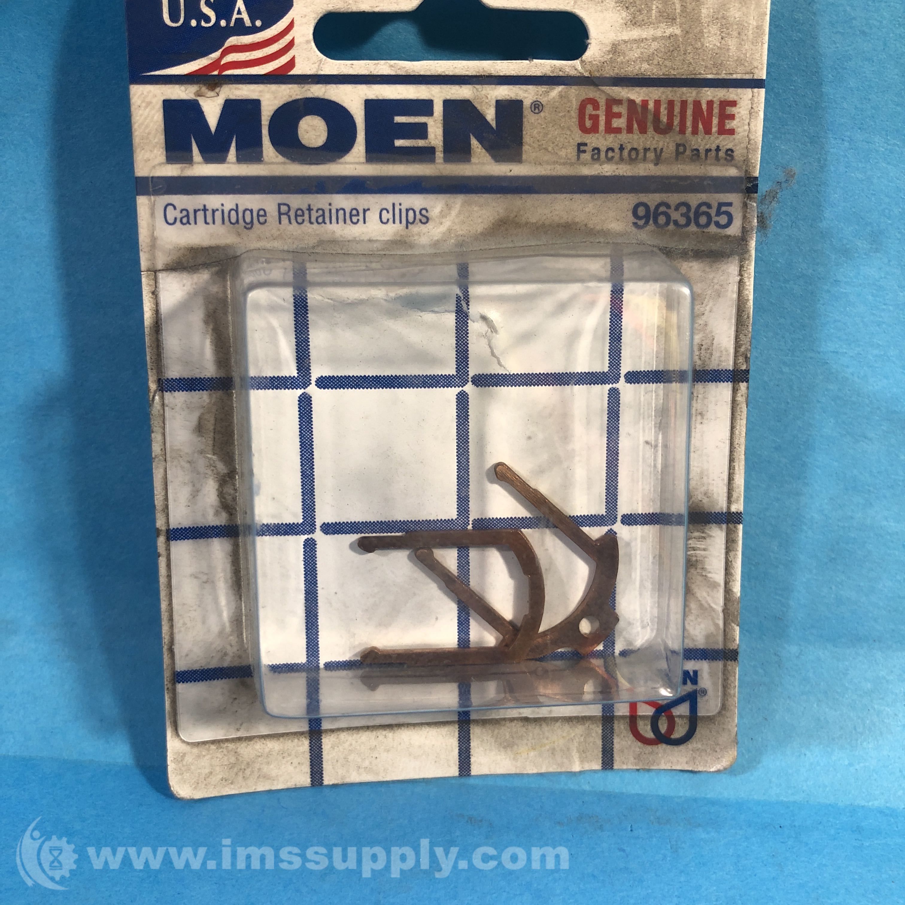 Moen 96365 Retainer Clip – 2-Pack Genuine Replacement Part For Moen 1200 & 1225 Single Handle Cartridges