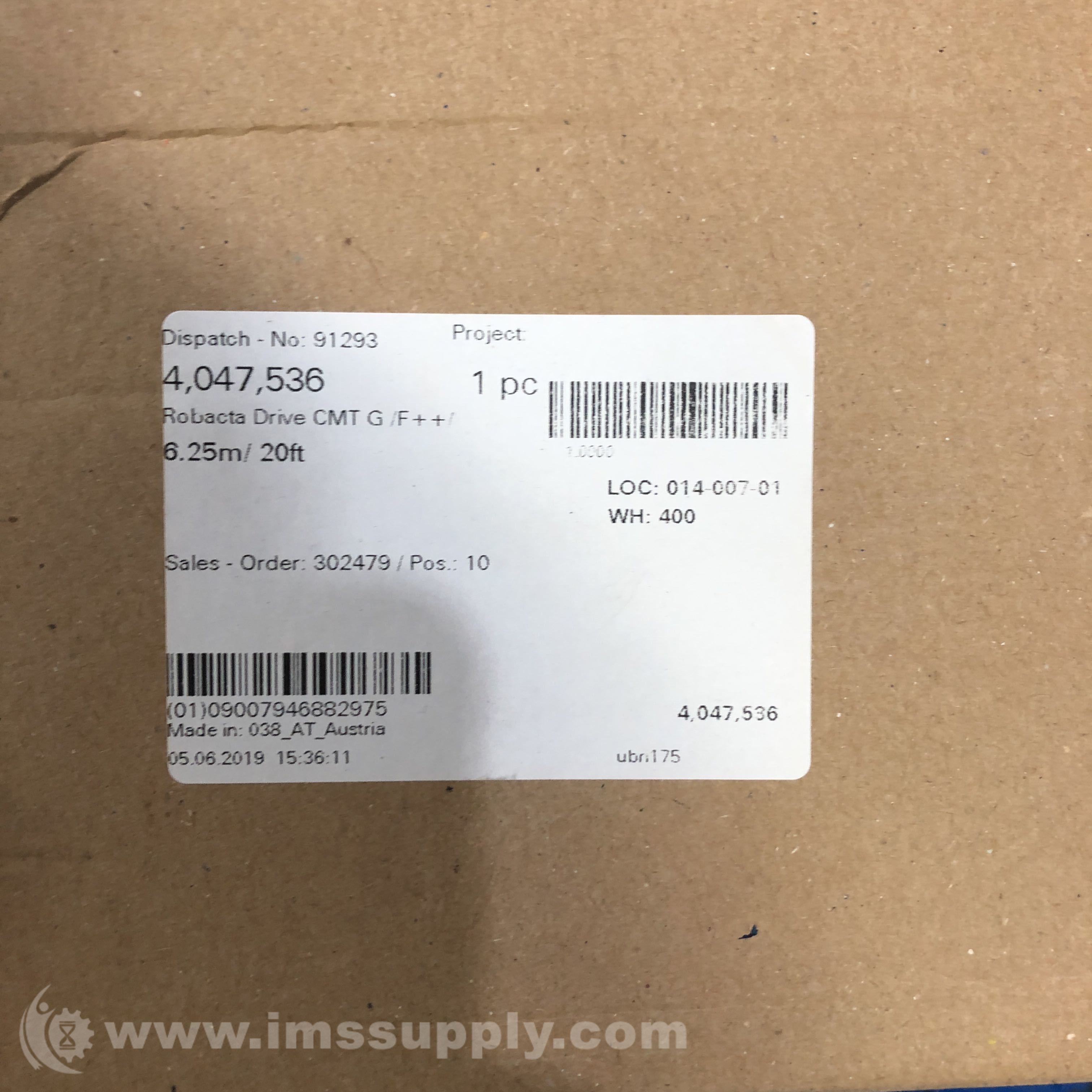 Fronius 4,047,536 Robacta Drive CMT G/F/6, 25m LG IMS Supply