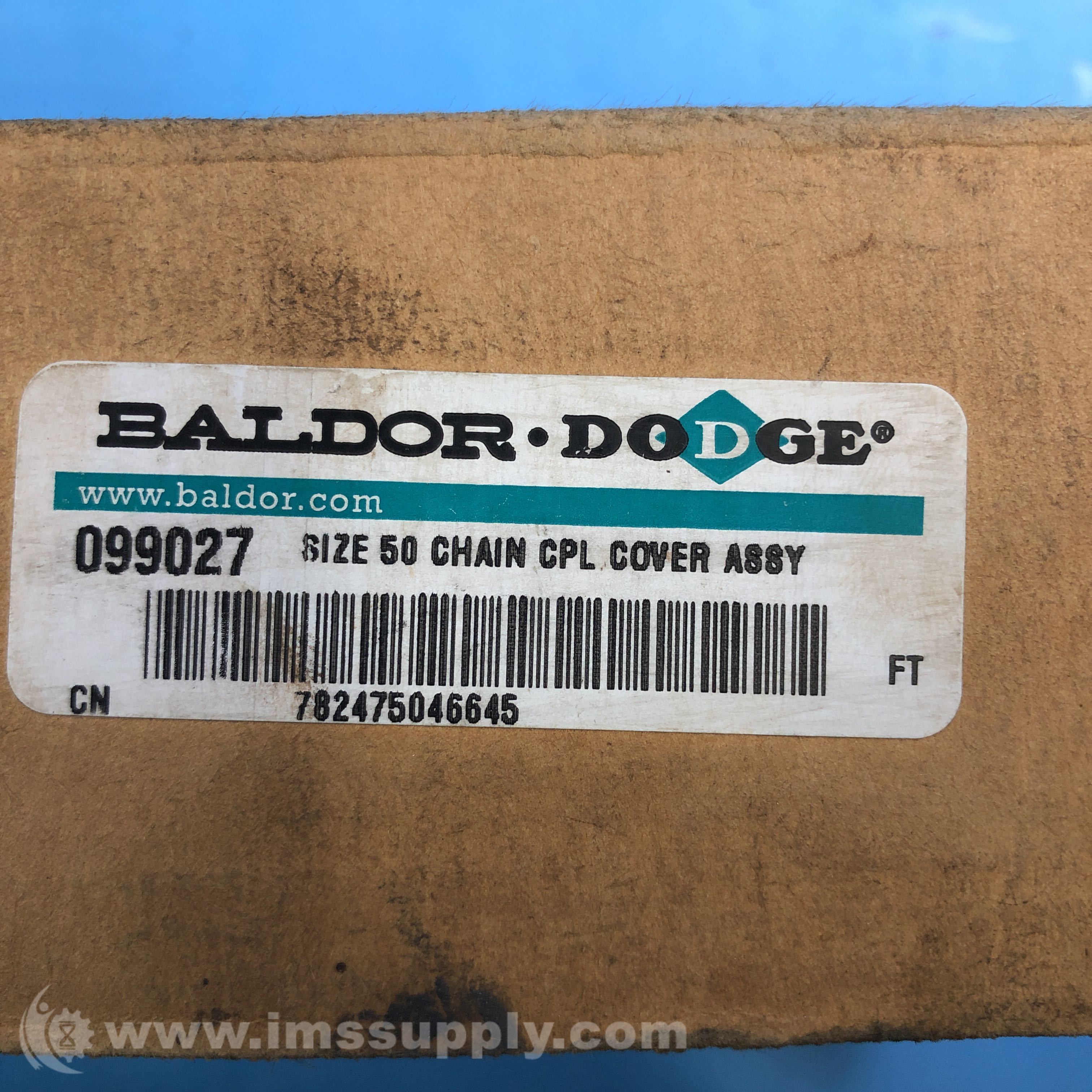 Baldor 099027 Size 50 Chain Coupling Cover Assembly IMS Supply