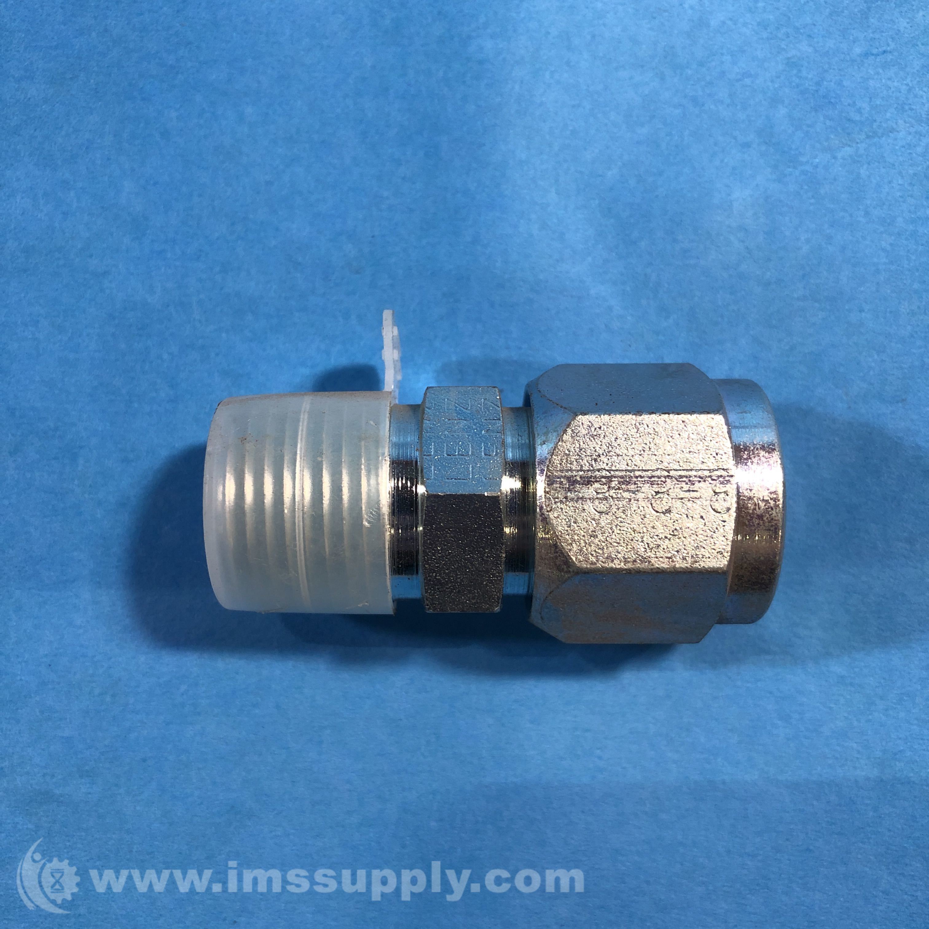 Lenz 8 Hex Straight Threaded Male to Female Fitting IMS Supply