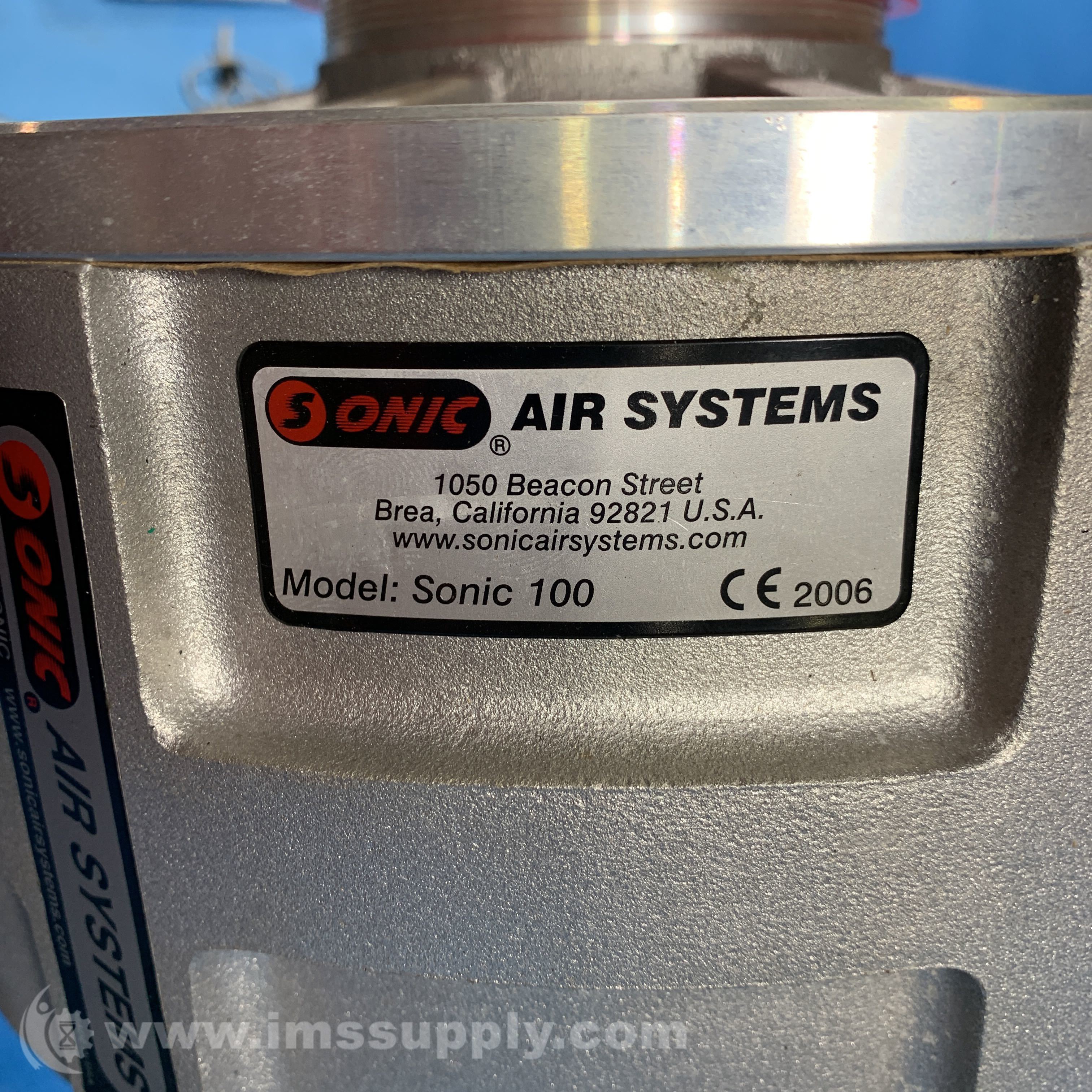 Sonic Air Systems Sonic 100 Centrifugal Blower IMS Supply