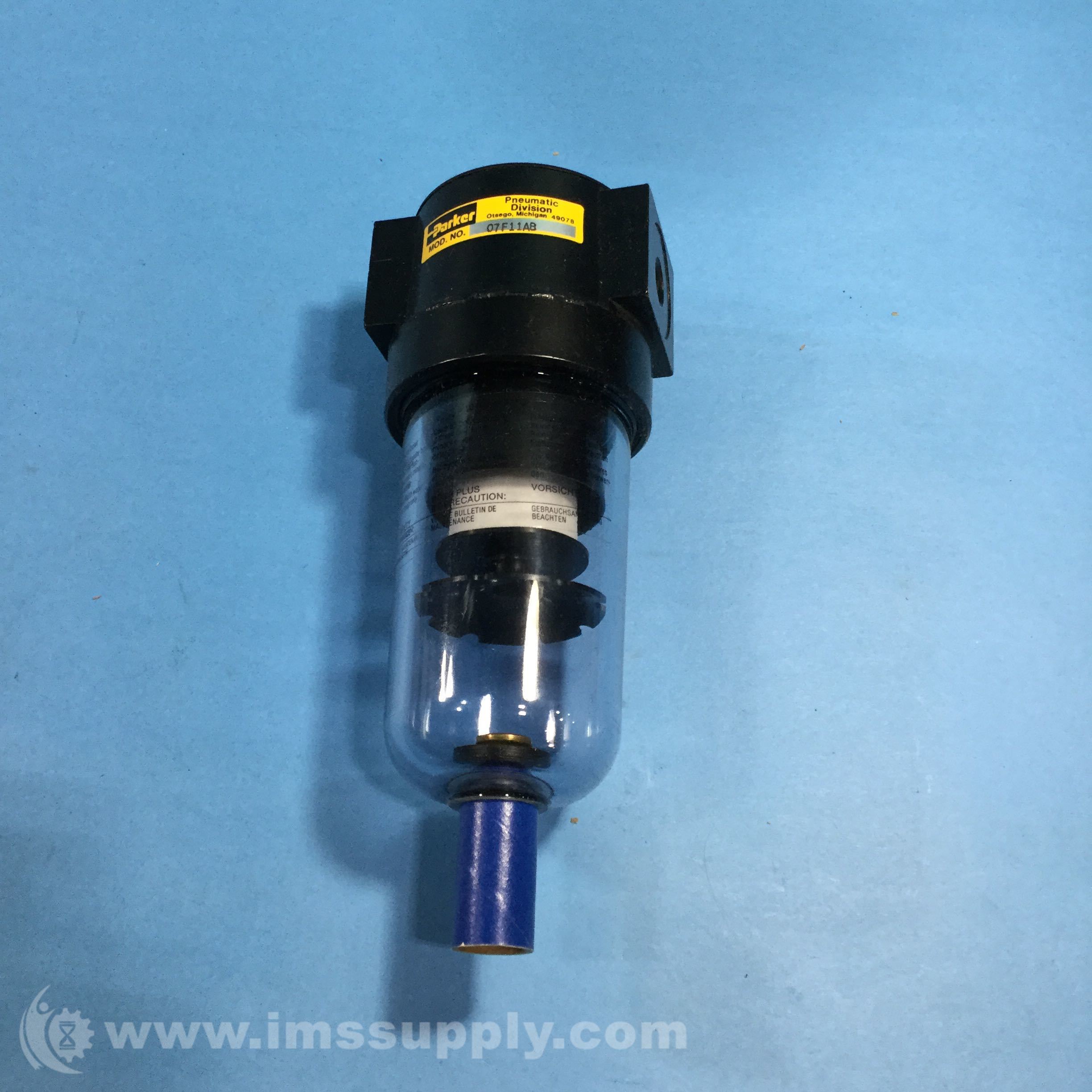 Parker 07F11AB Pneumatic Filter, 1/4 - IMS Supply