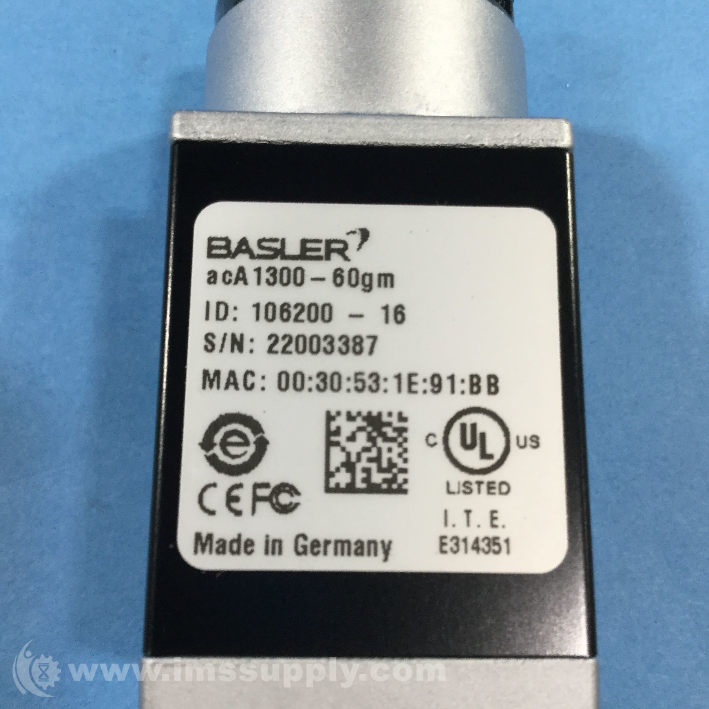 Basler Electric 106200-16 Video Module Camera - IMS Supply