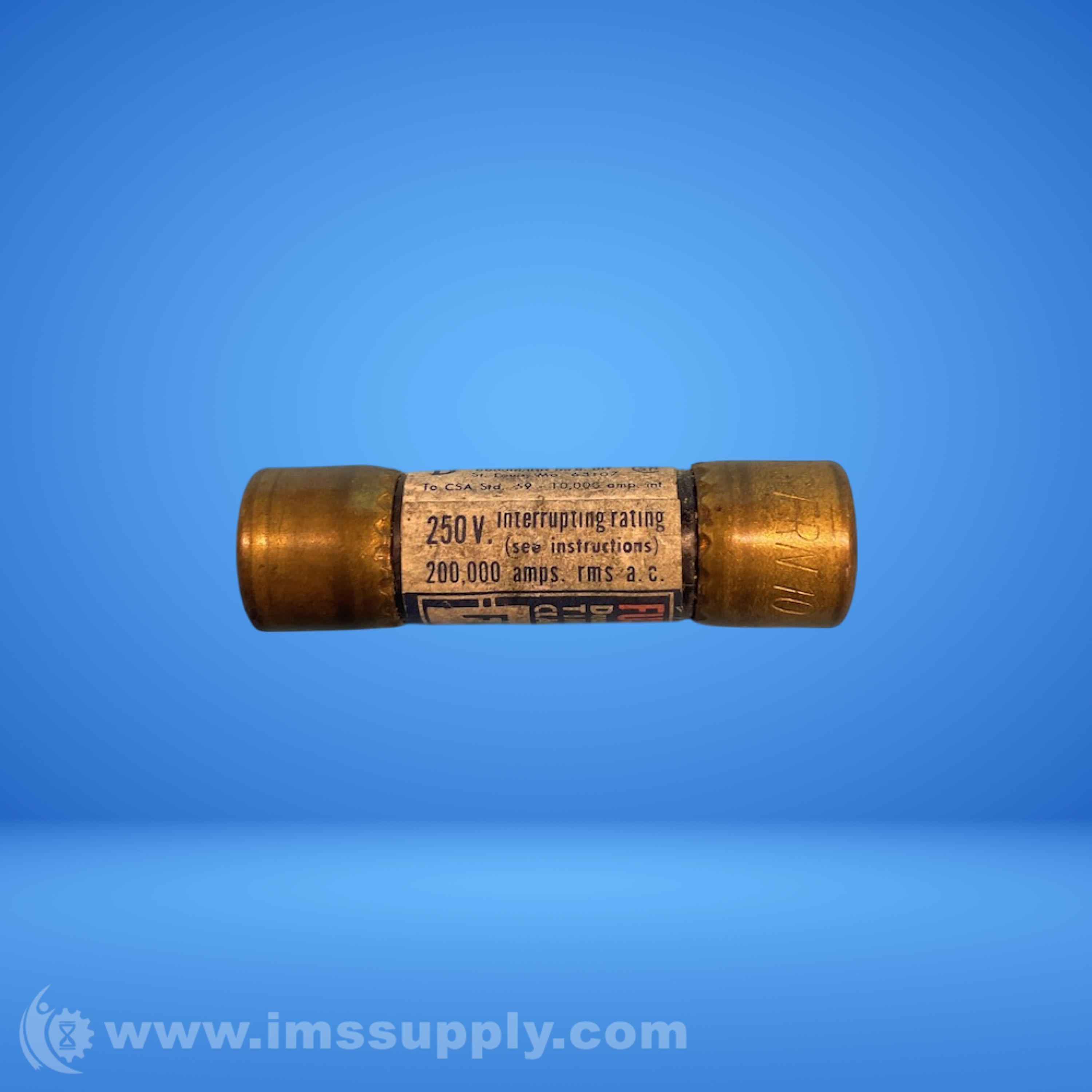 Fusetron FRN 10 Time Delay Fuse - IMS Supply