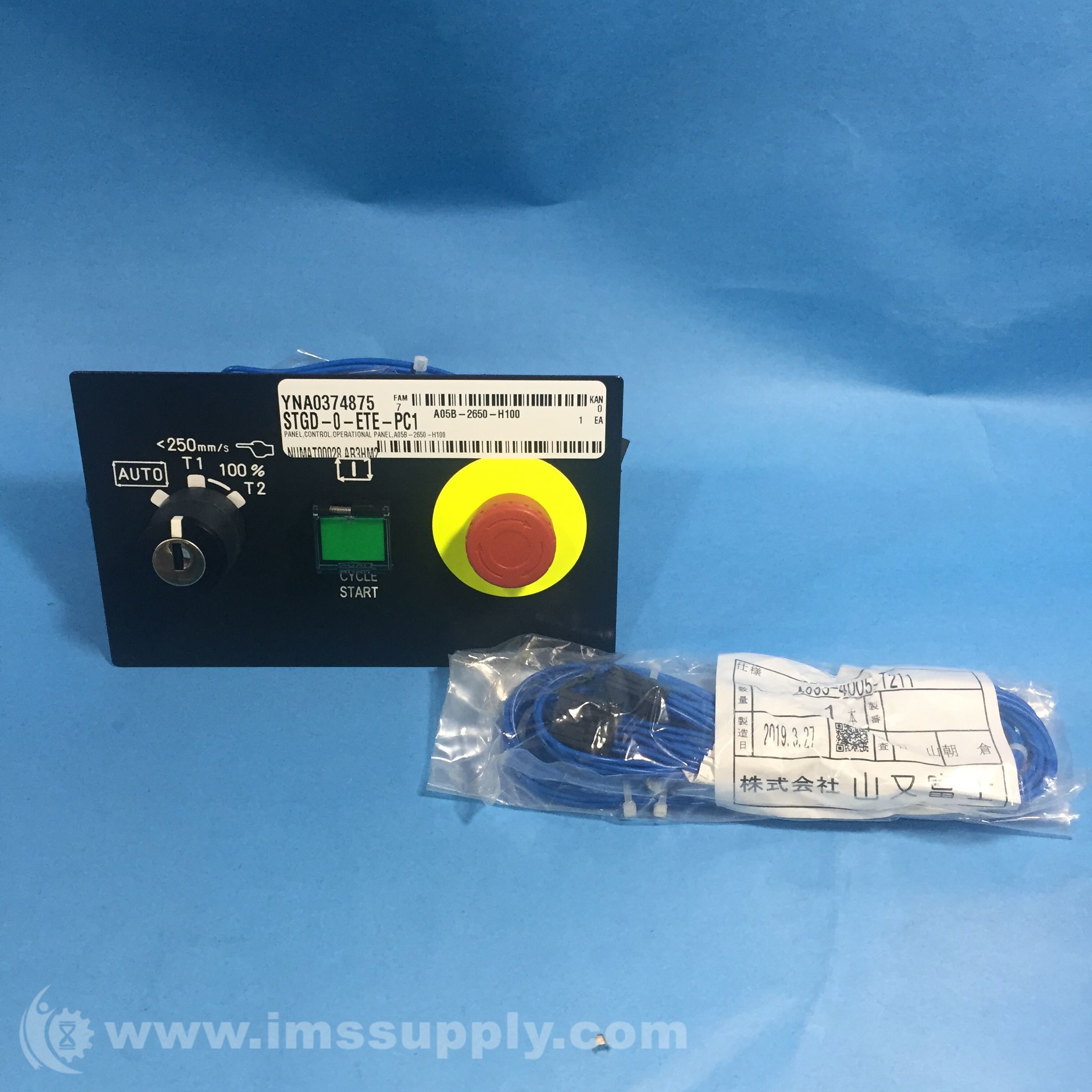 人気が高い Fanuc A05B-2650-H100 Operational Control Panel - IMS Supply その他