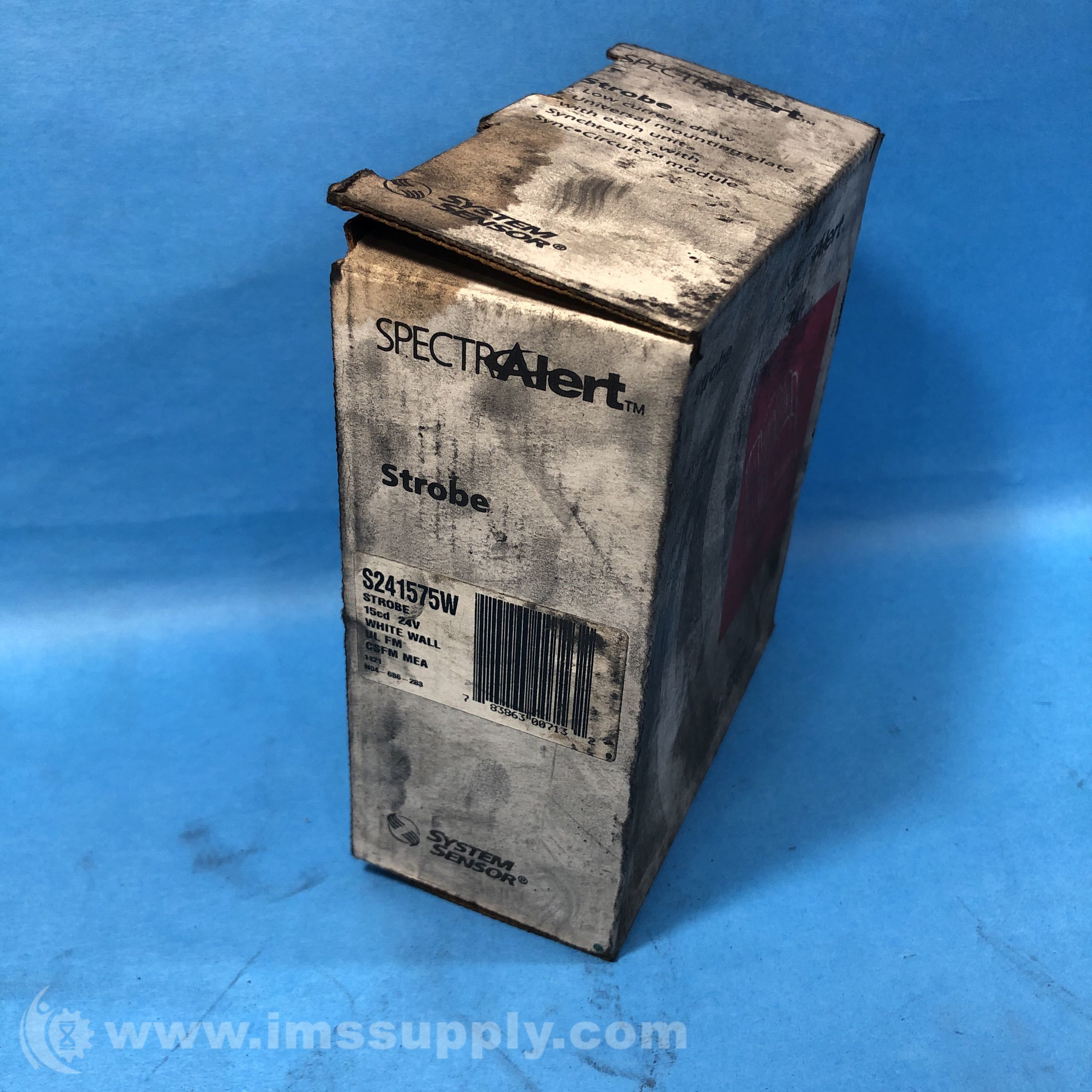 Strobe S241575W 24 Volt White Wall Mount Strobe Light IMS Supply