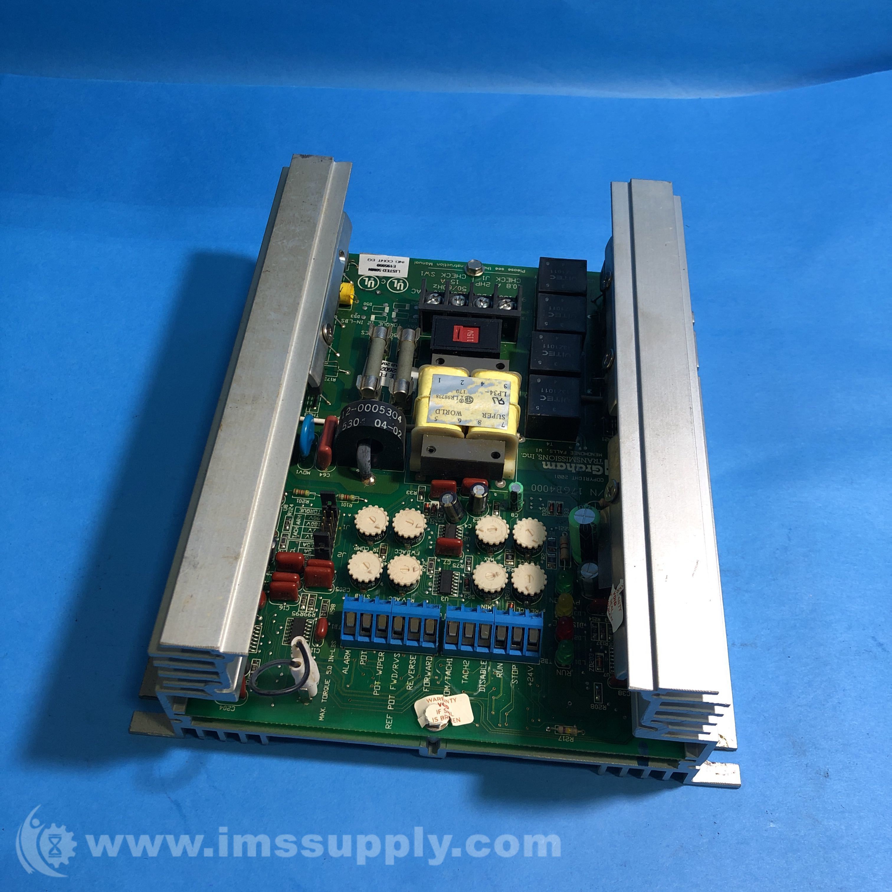 Graham Transmissions 176B4000 DC Drive Speed / Torque Controller IMS Supply