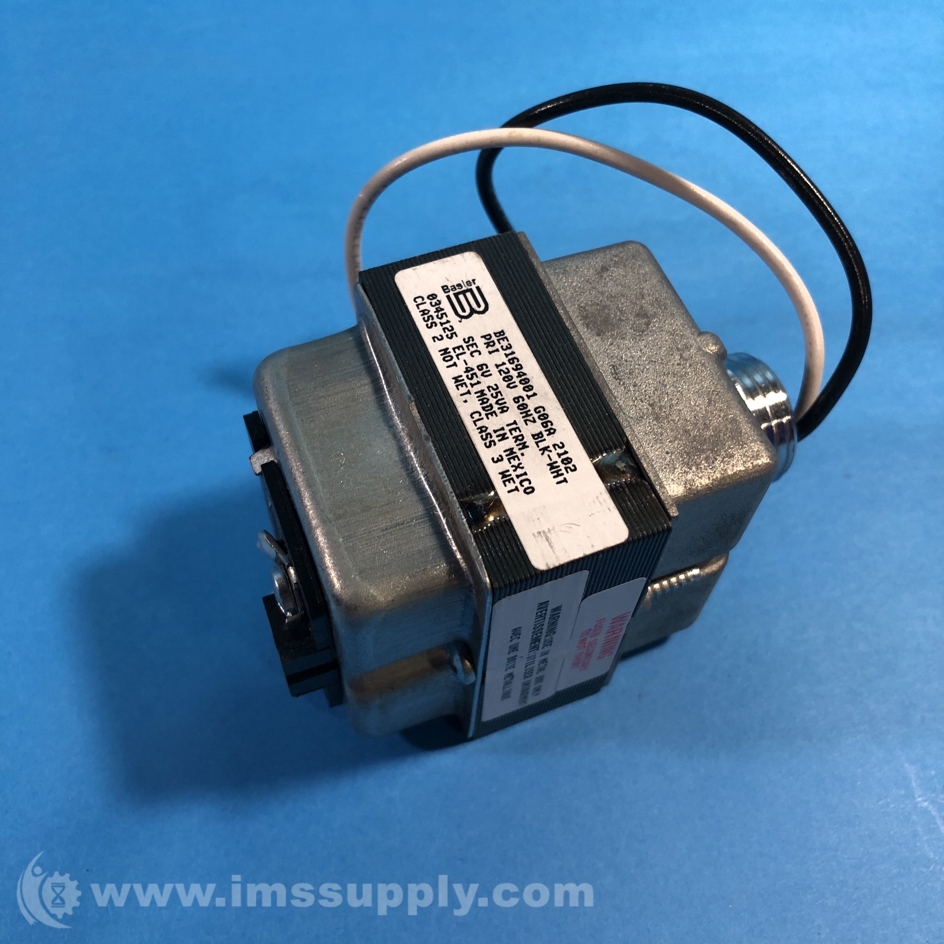 Basler BE31694001 GO6A 2102 Transformer, 120V, 60Hz IMS Supply