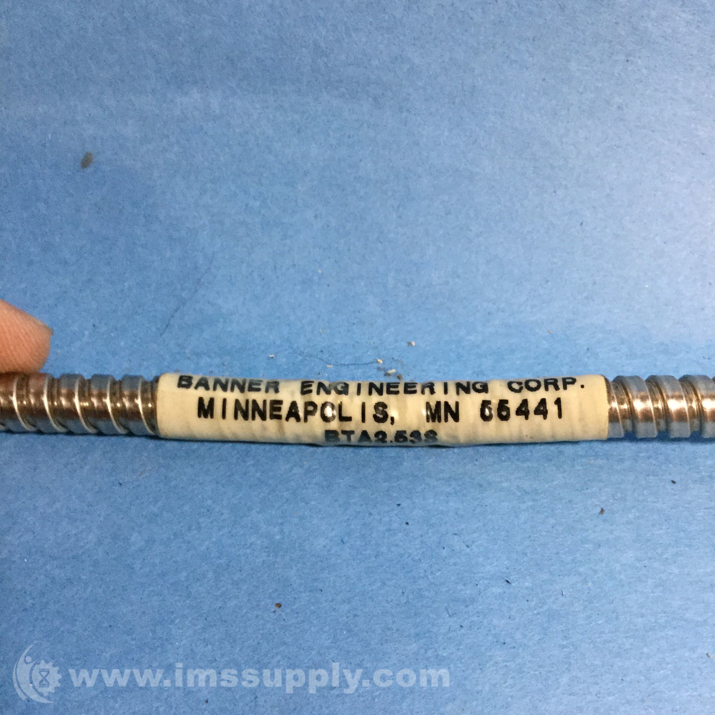 Banner Engineering Bta2 53s Bifurcated Fiber Optic Sensor Ims Supply