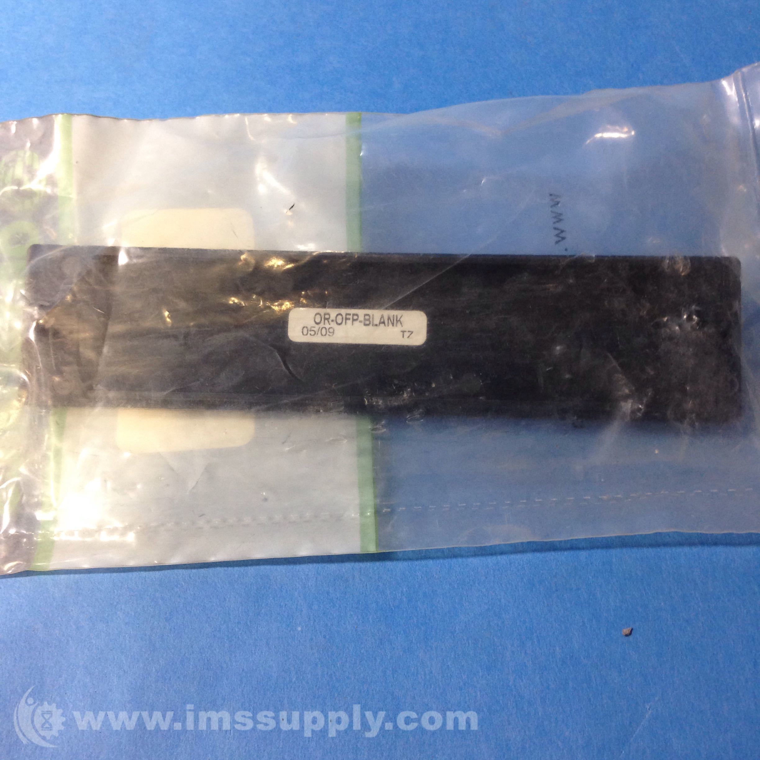 Ortronics OR-OFP-BLANK Blank Fiber Adapter Panel - IMS Supply