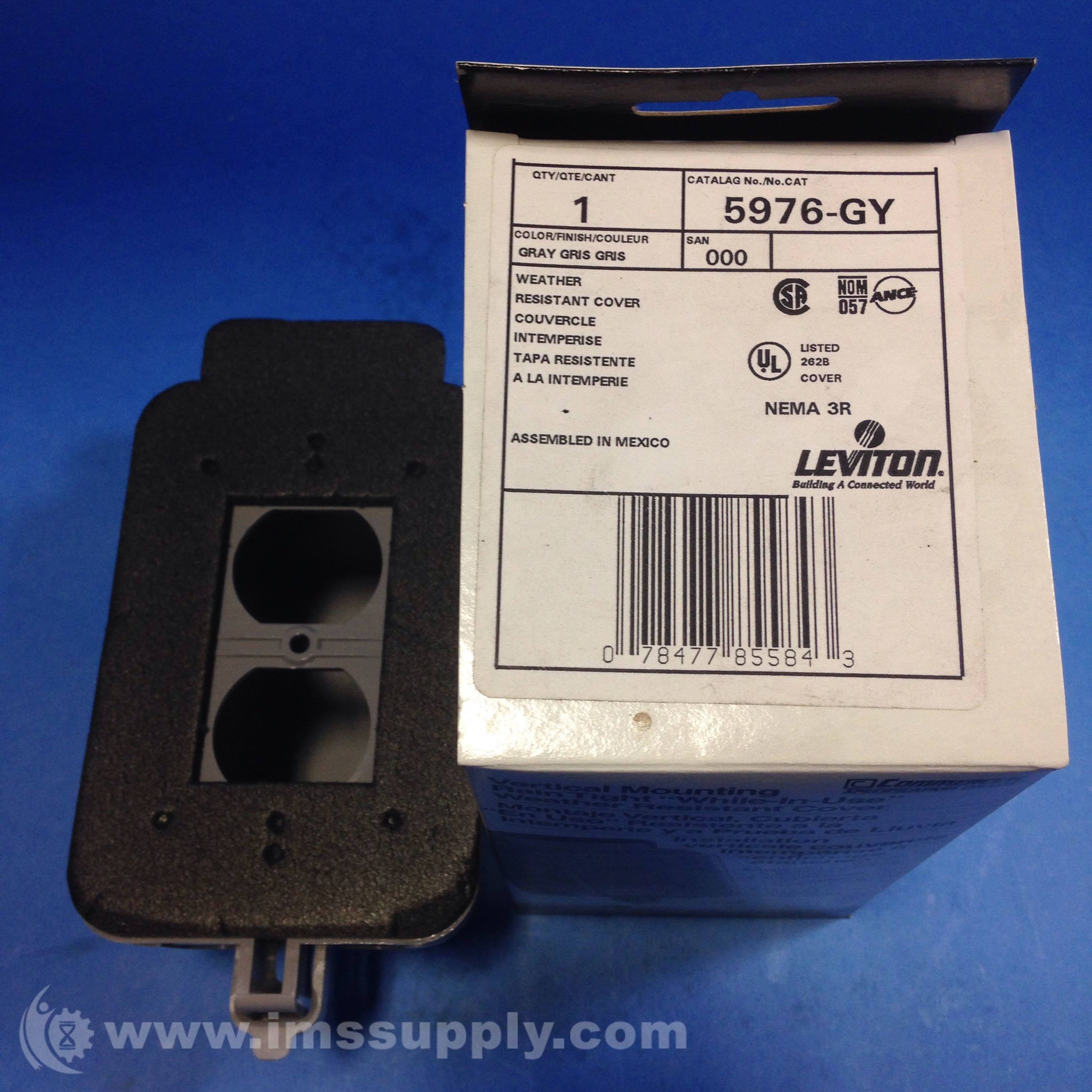 Leviton 5976-GY Weatherproof Cover - IMS Supply