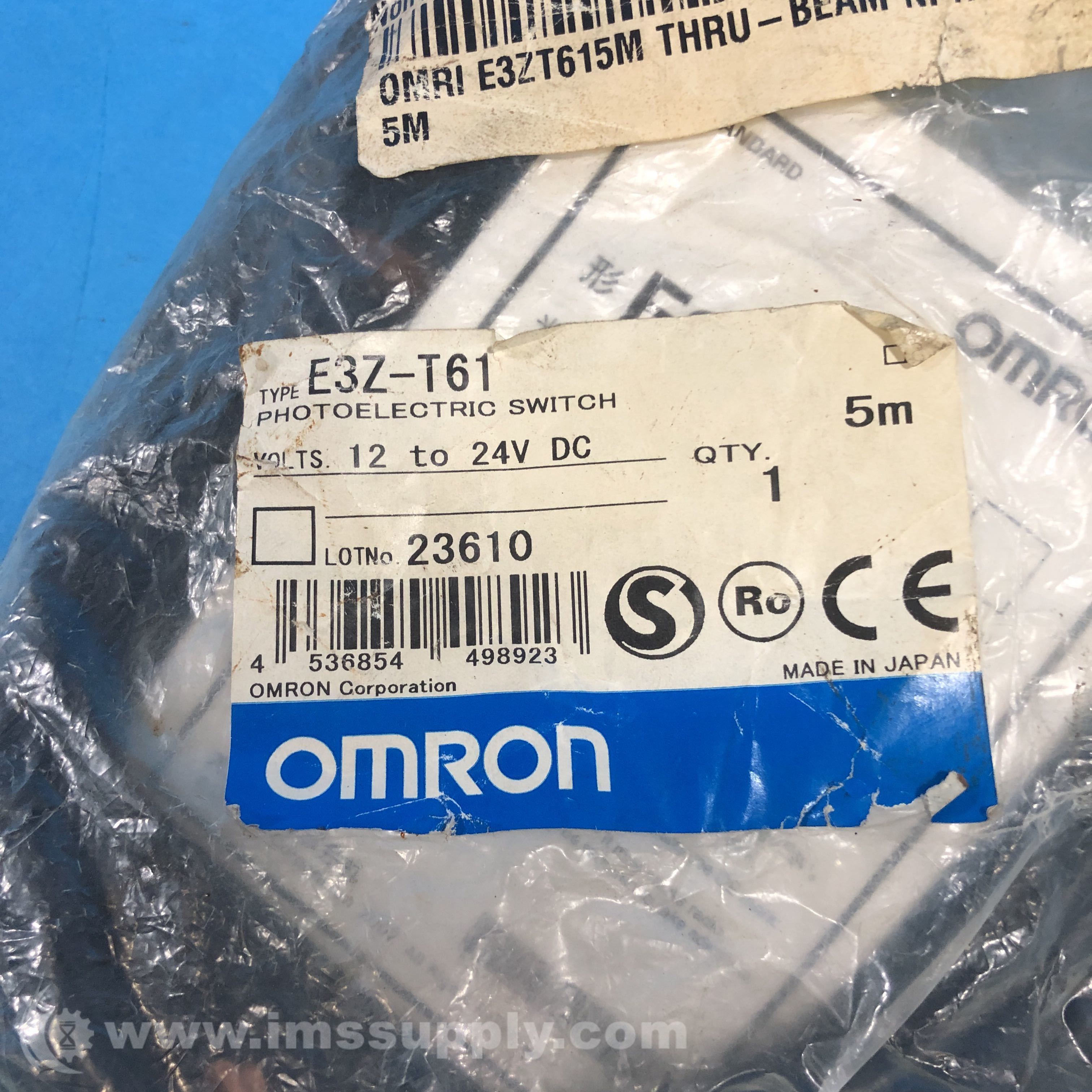 OMRON E3Z-T61 Photoelectric Switch Sensor 12 to 24 VDC New NPN 