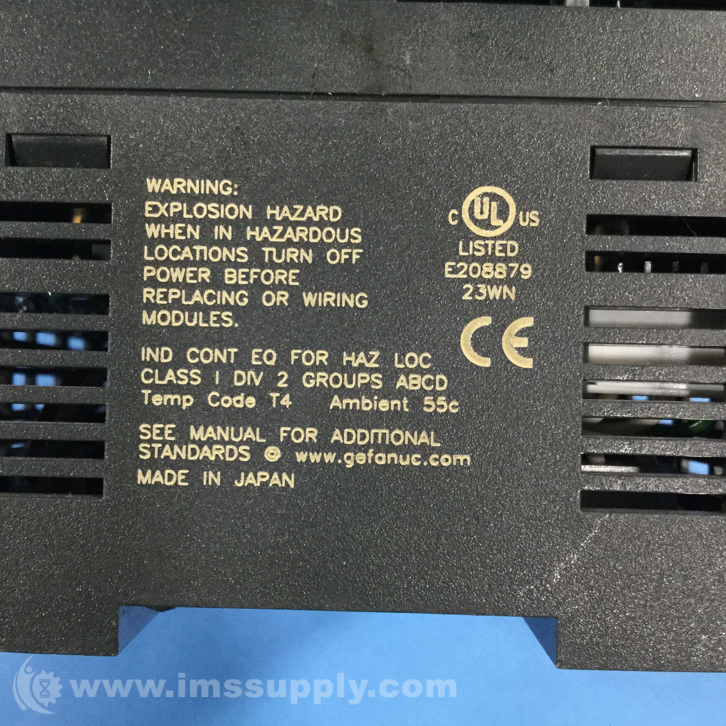 Ge Fanuc IC200UAL006CB VersaMax Micro Controller IMS Supply