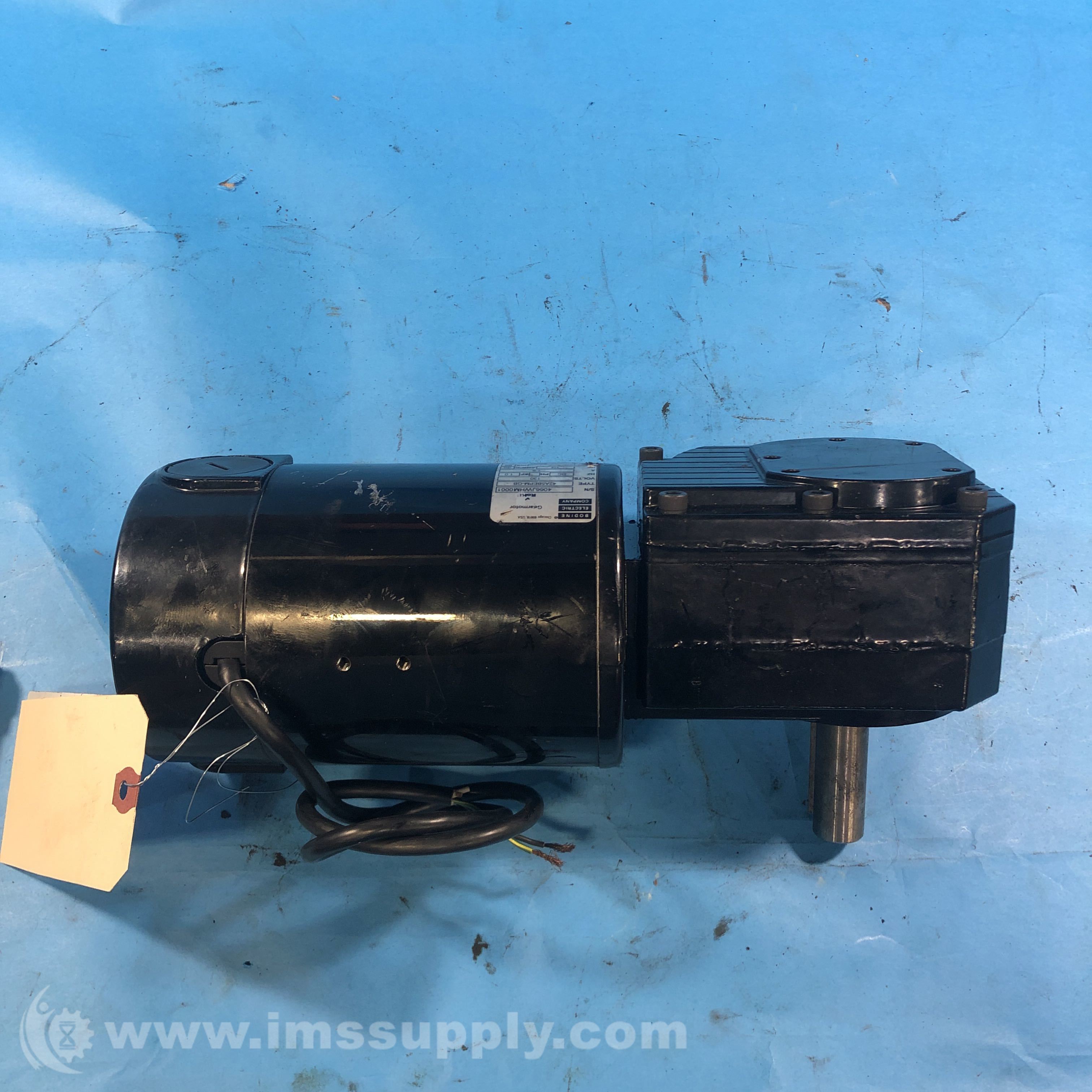 Bodine Electric Company 42A5BEPMGB DC Right Angle Gearmotor IMS Supply