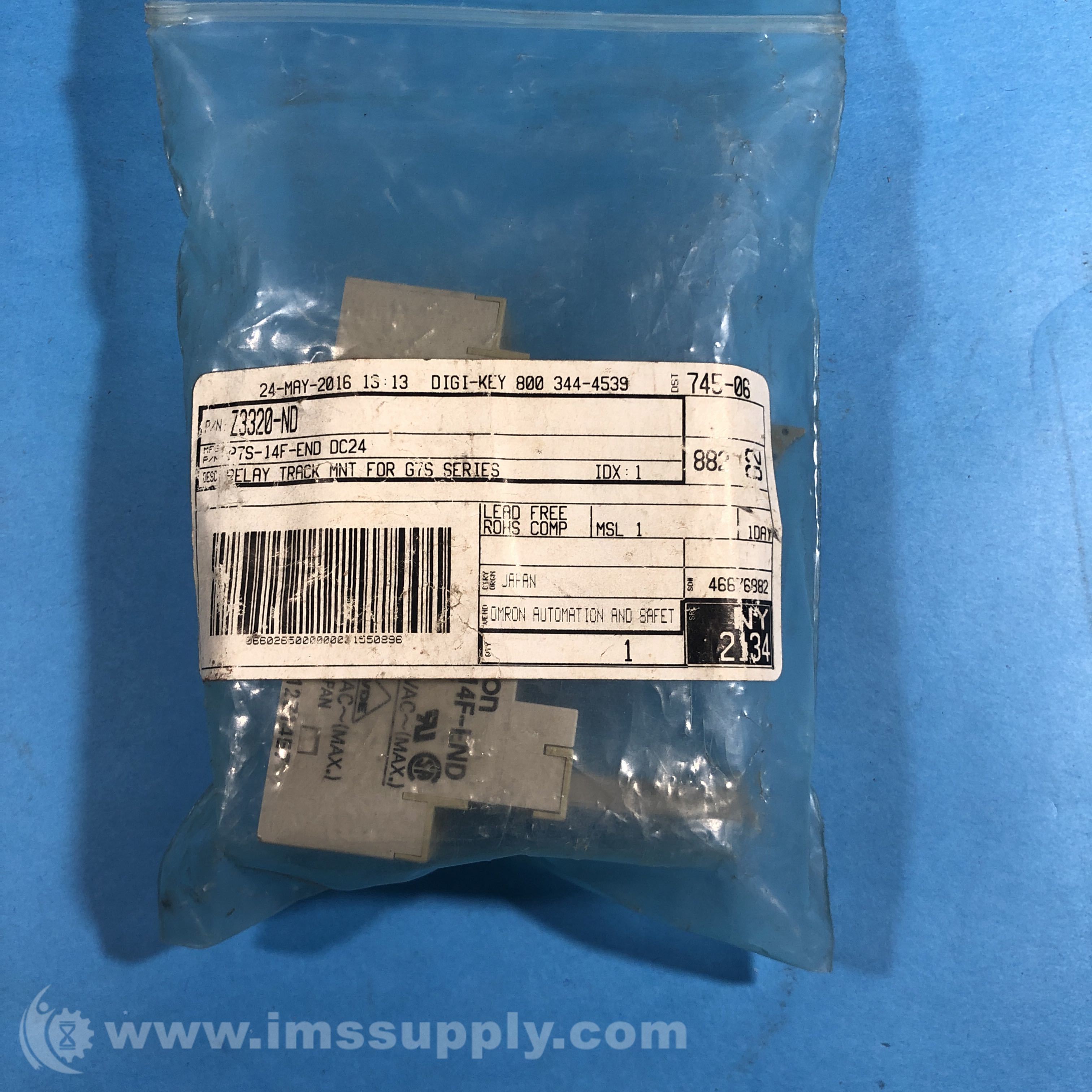 Omron P7S-14F-END DC24V Relay Socket - IMS Supply