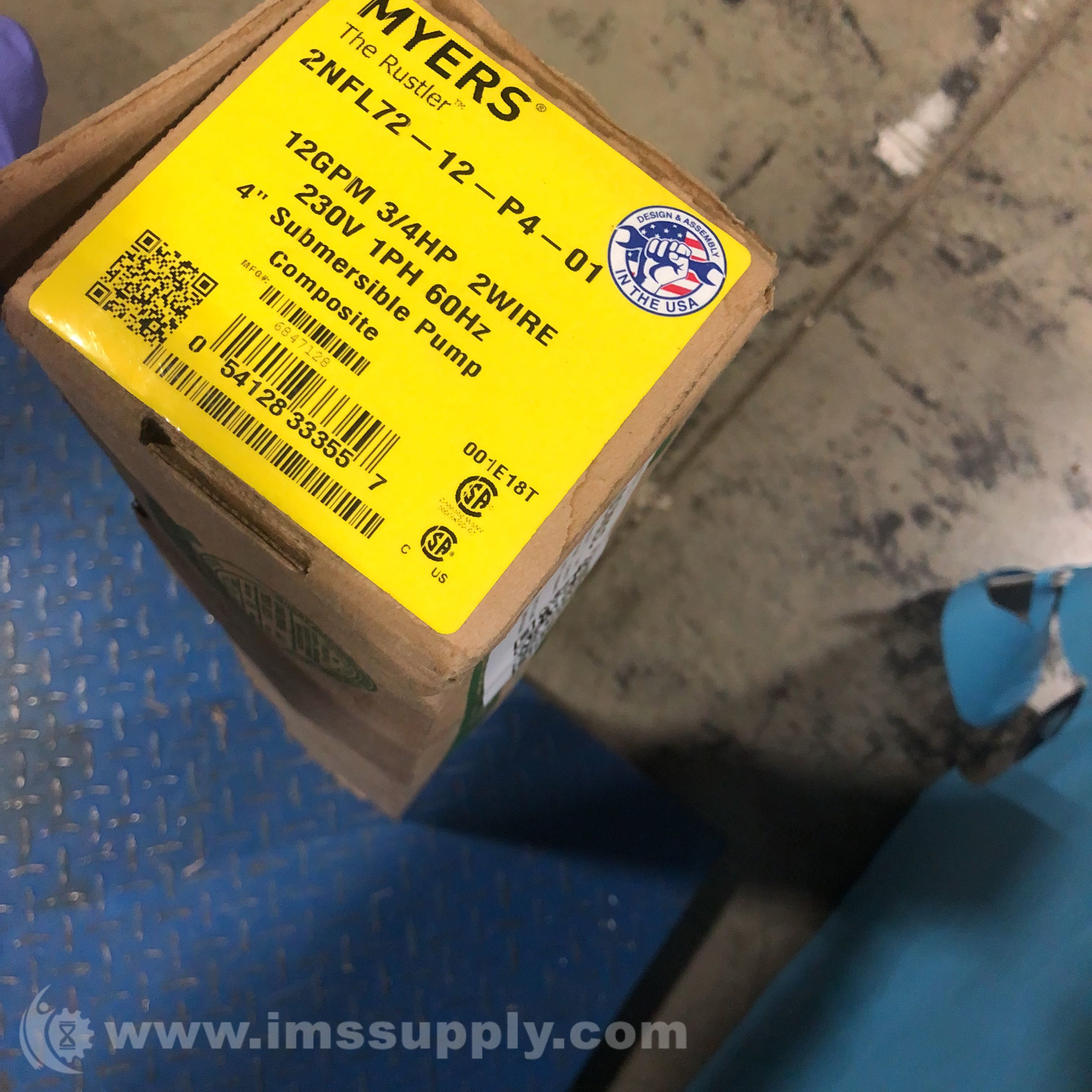 Myers Pumps 2NFL7212P401 4 Submersble Well Pump & Motor IMS Supply