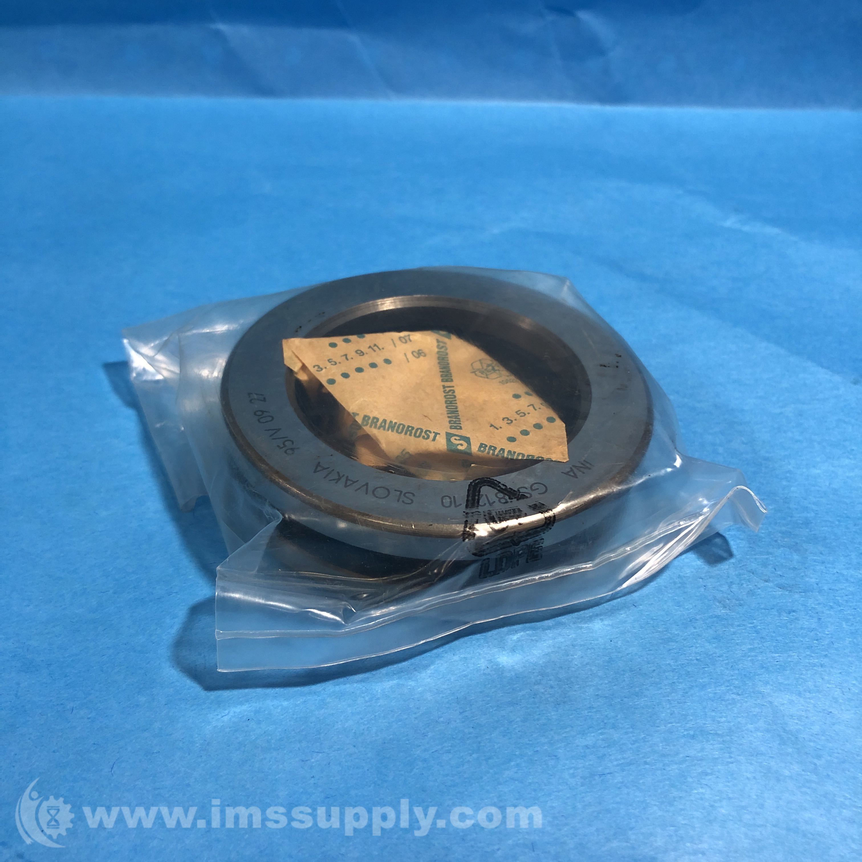 Ina 812 10 TN Thrust Bearing IMS Supply
