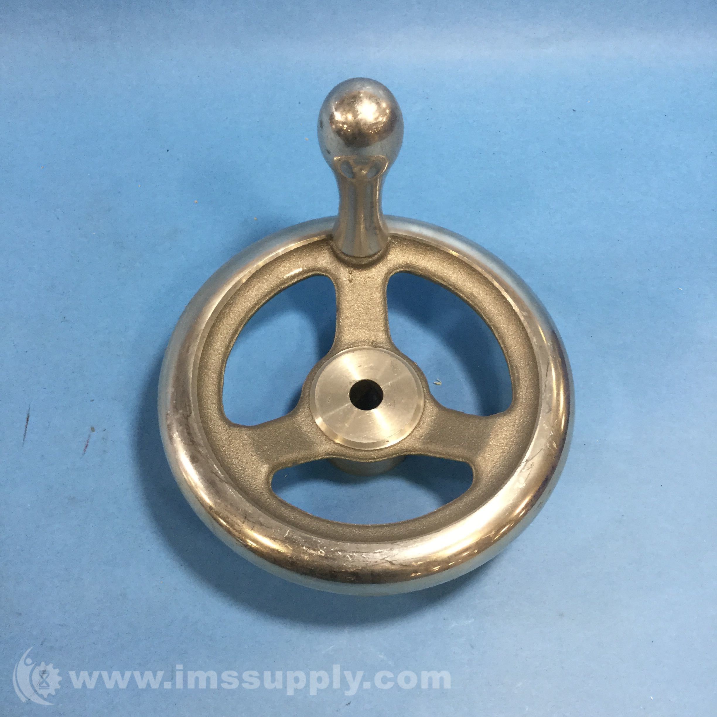 6 diameter 3 spoke hand wheel with handle - IMS Supply