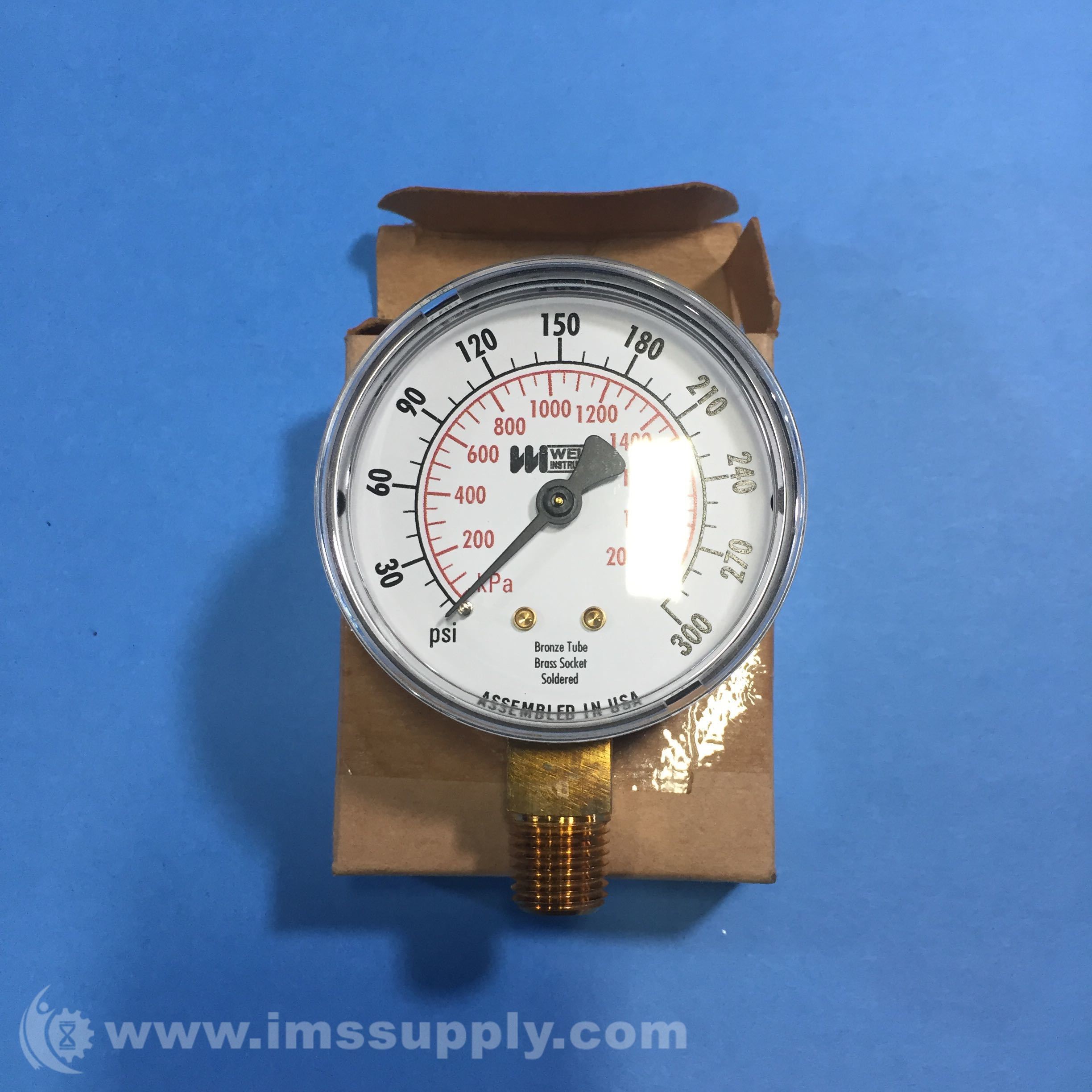 Weiss pressure shop gauge