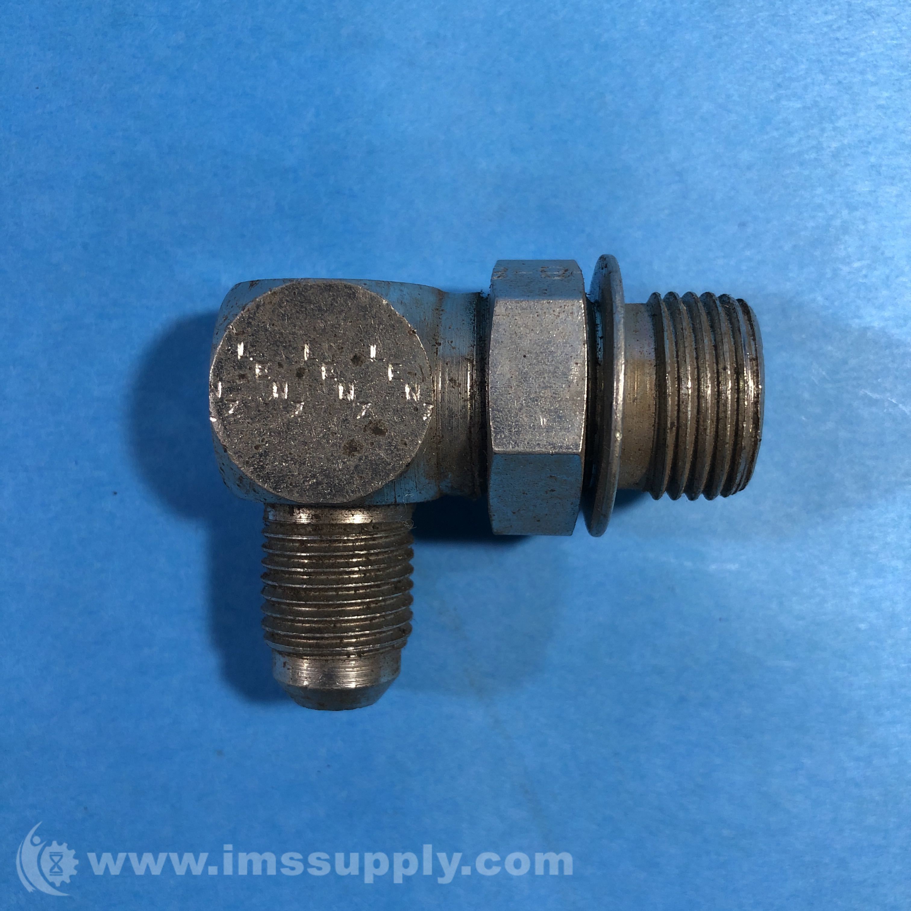 Lenz 8 Hex Hydraulic Flared Male to Male 90 Degree Elbow Fitting IMS