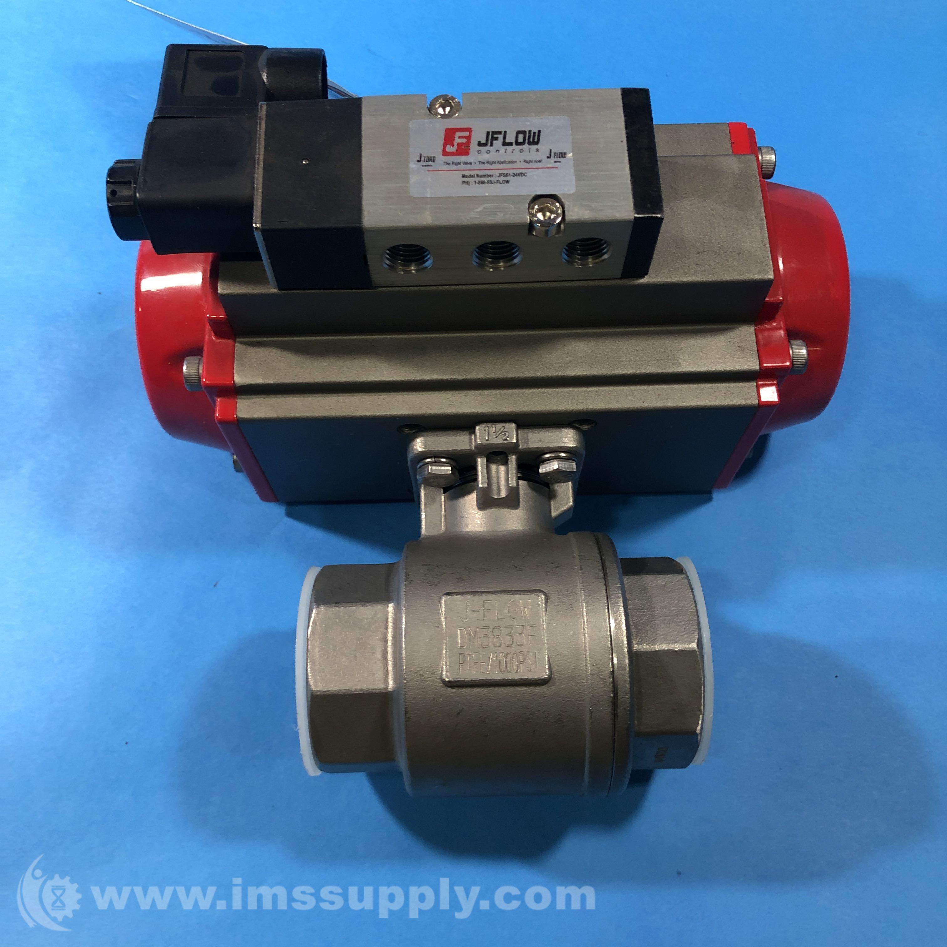 JFlow Controls Valve, 1-1/2 Coolant, Full Port - IMS Supply