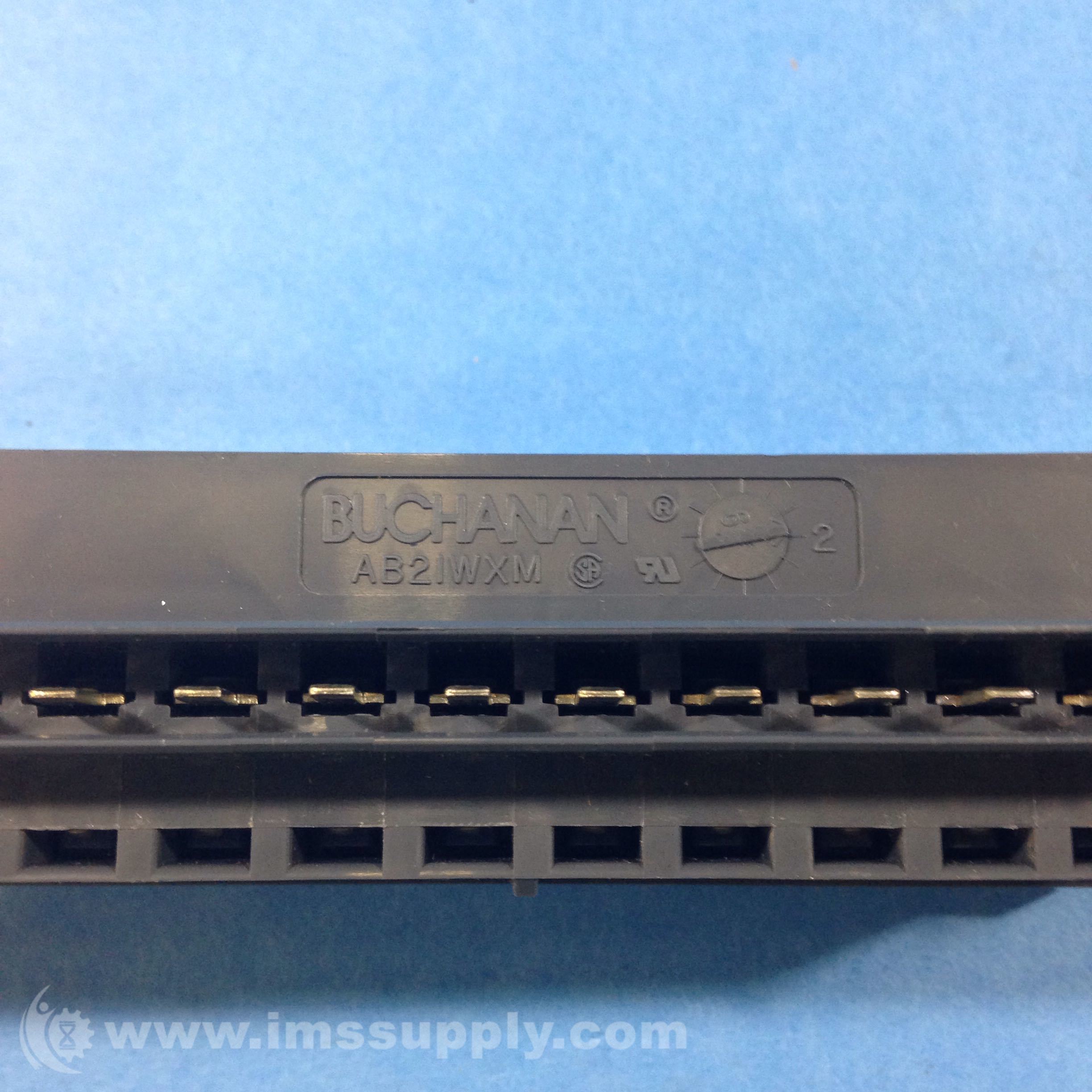 Buchanan Terminal Blocks 1171WH Module Arm Strip Block Terminal IMS