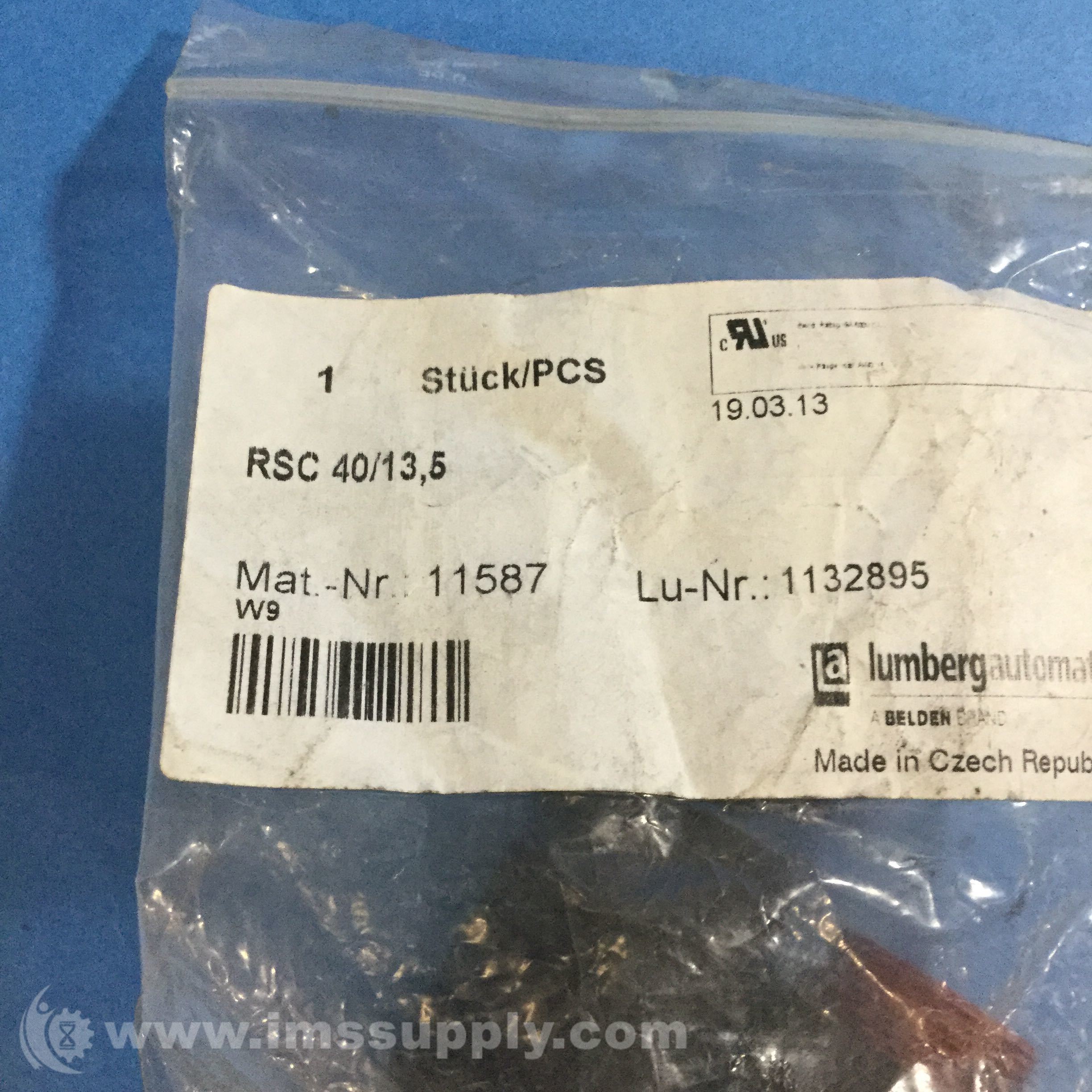 Lumberg Automation RSC 40/13,5 Micro Field Attachable Connector - IMS ...
